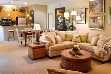 Living Room - The Park Apartment Homes - Prattville, AL