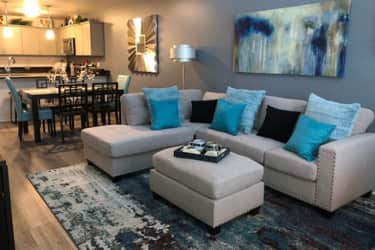 Living Room - Apartments at Kirkway - Washington, MI