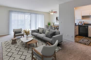 Living Room - Lake Forest Apartments - Grand Rapids, MI