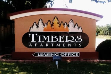 Community Signage - Timbers Apartments - Lawton, OK