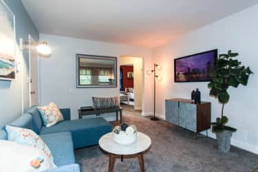 Living Room - Lothian & Oakridge Apartments - Baltimore, MD