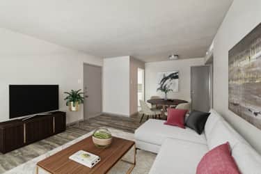 Living Room - Estelle Village Apartments - Dallas, TX