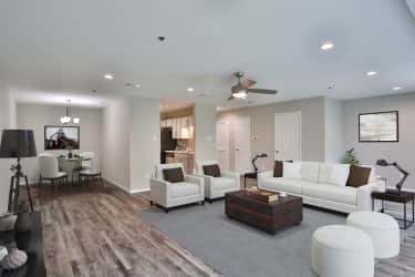 Living Room - Lake Colony Apartments - Garland, TX