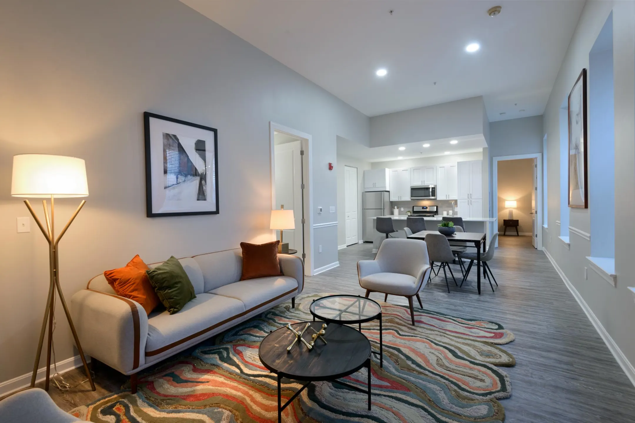 Living Room - Bradlee Danvers Apartment Homes - Danvers, MA