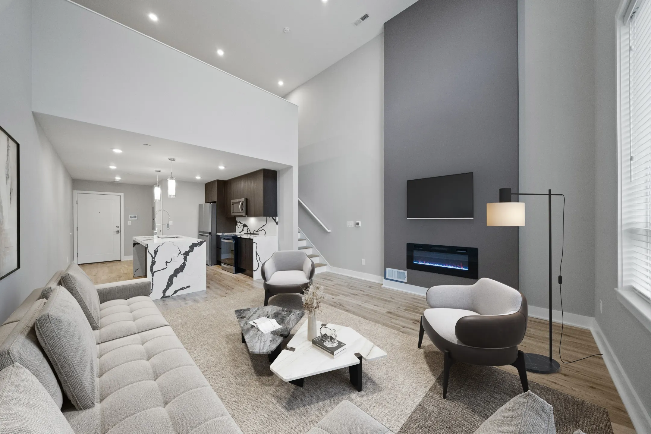 Living Room - Veranda Apartments - Philadelphia, PA