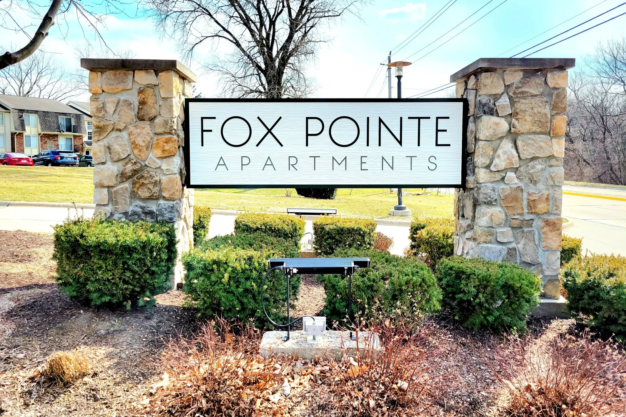 Community Signage - Fox Pointe Apartments - East Moline, IL
