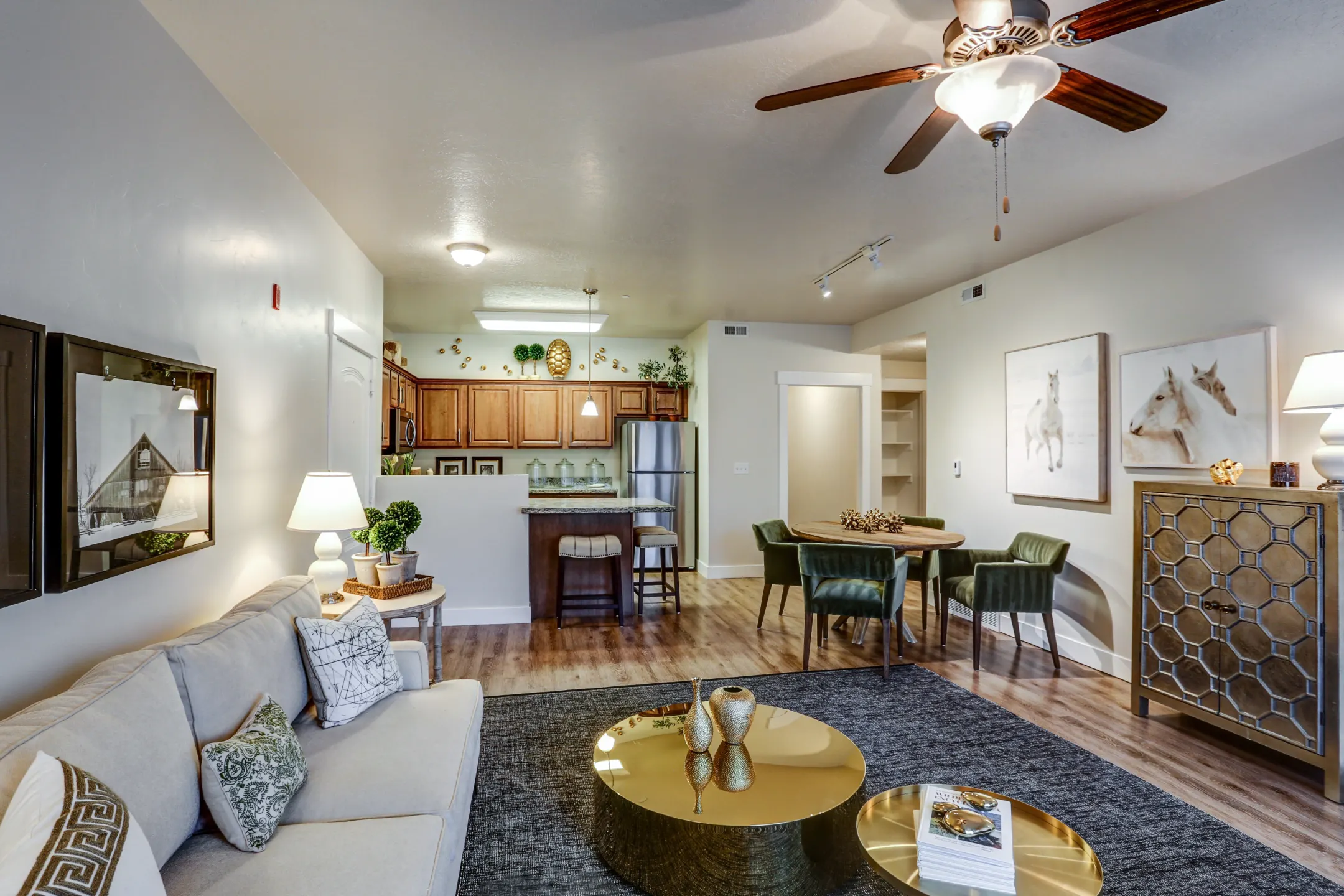 Living Room - Riverwalk Apartments - Midvale, UT