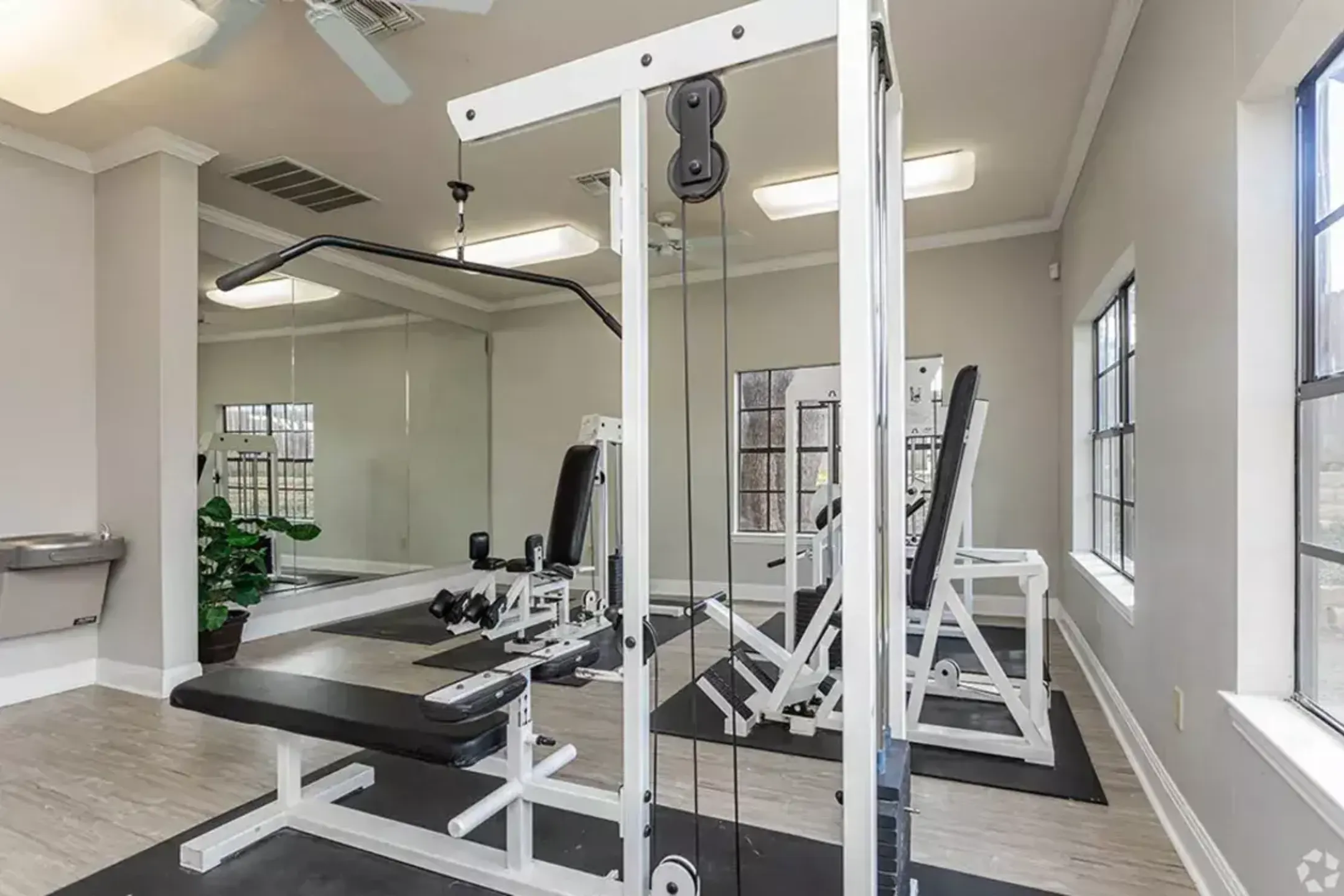 Fitness Weight Room - Peppermill Apartments - Universal City, TX