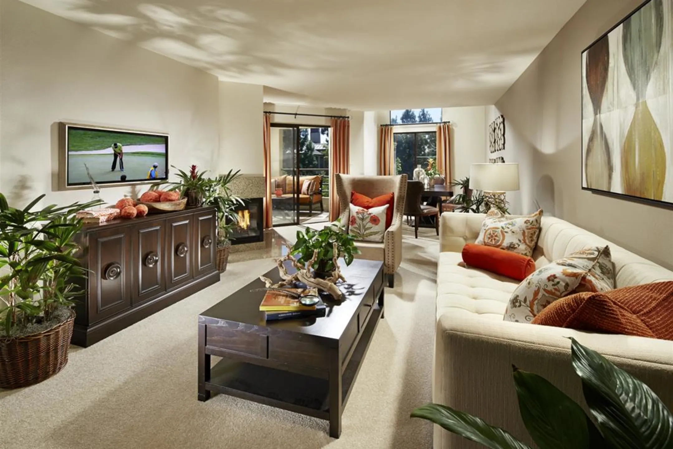 Living Room - Elan At River Oaks - San Jose, CA