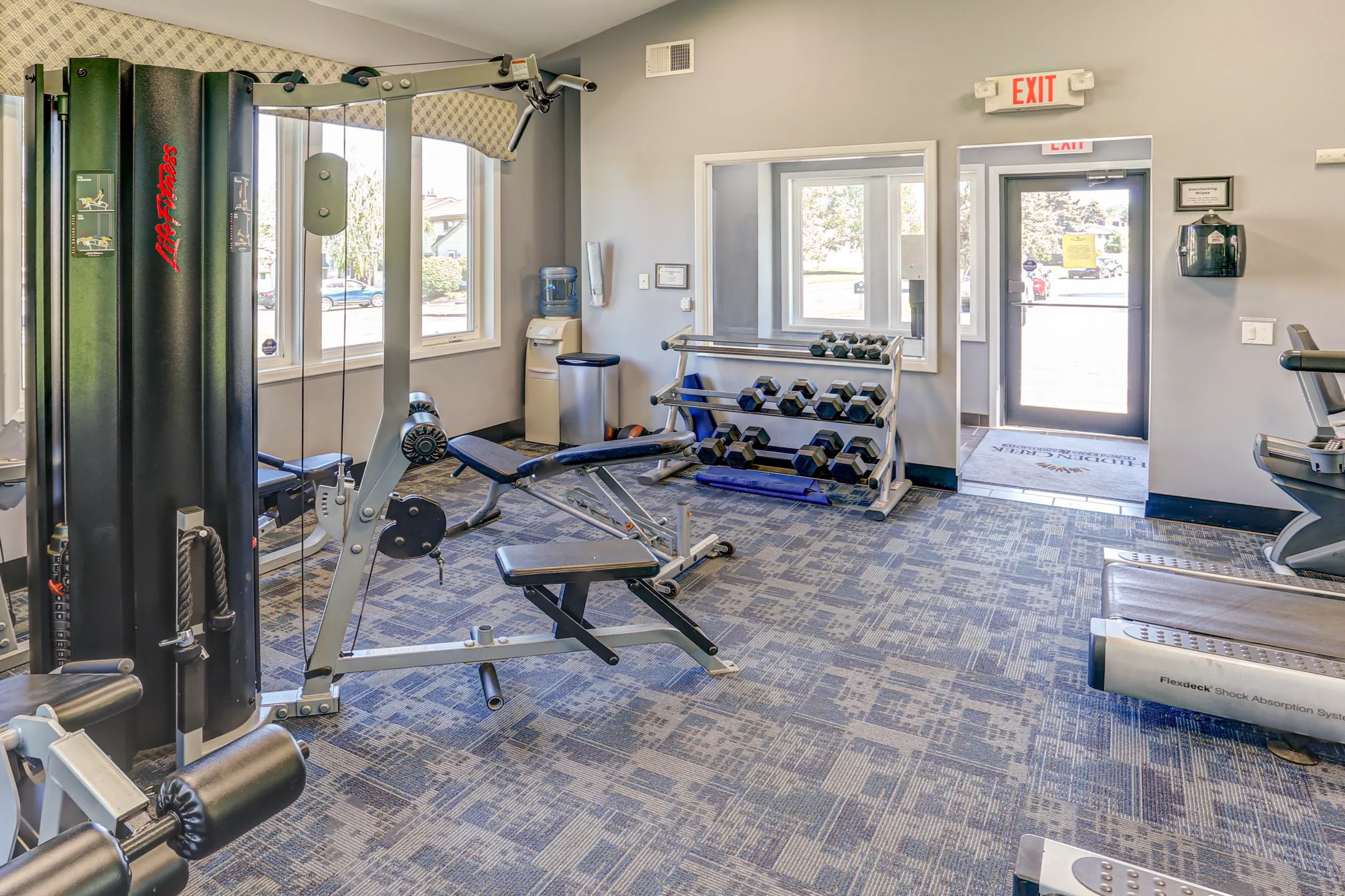 Fitness Weight Room - Hidden Creek Townhomes and Apartments - Rochester, NY