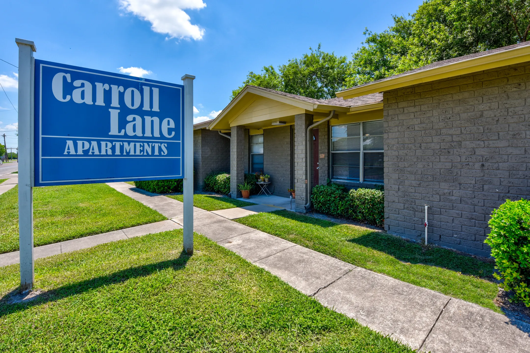 Community Signage - Carroll Lane Apartments - Corpus Christi, TX
