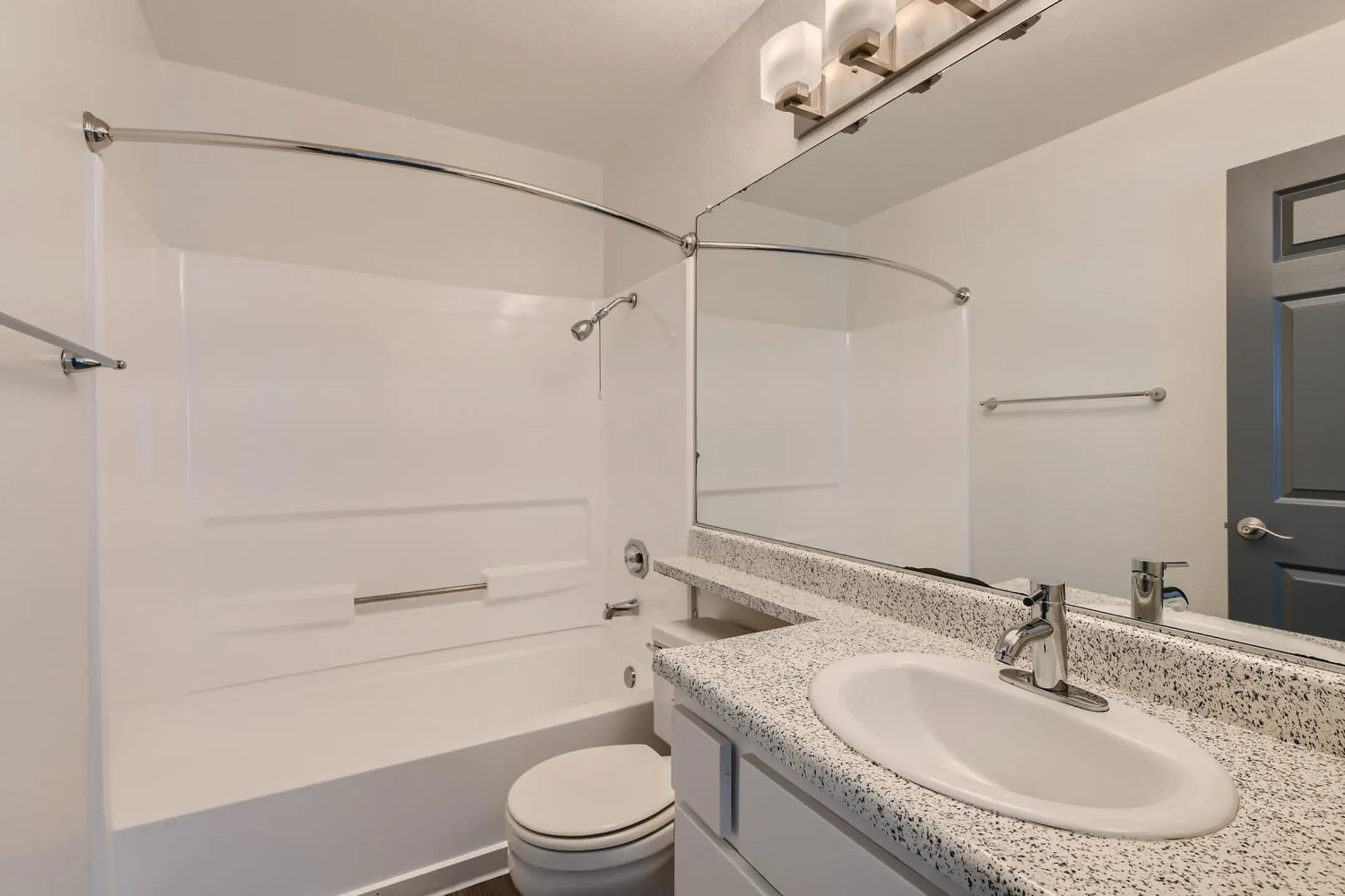 Bathroom - Woodmere Apartments - Ontario, CA