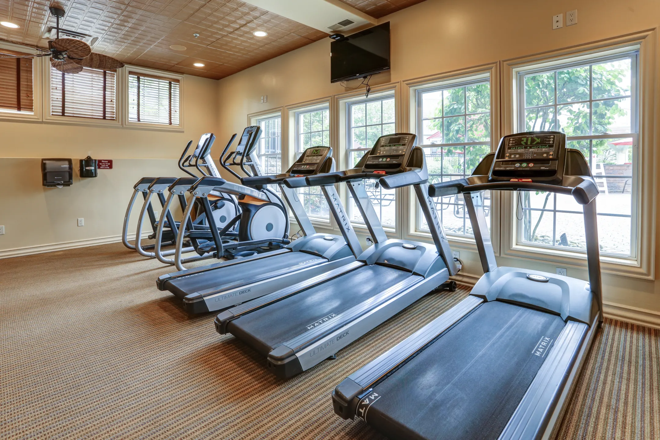 Fitness Weight Room - Barclay Square at Princeton Forrestal - Princeton, NJ