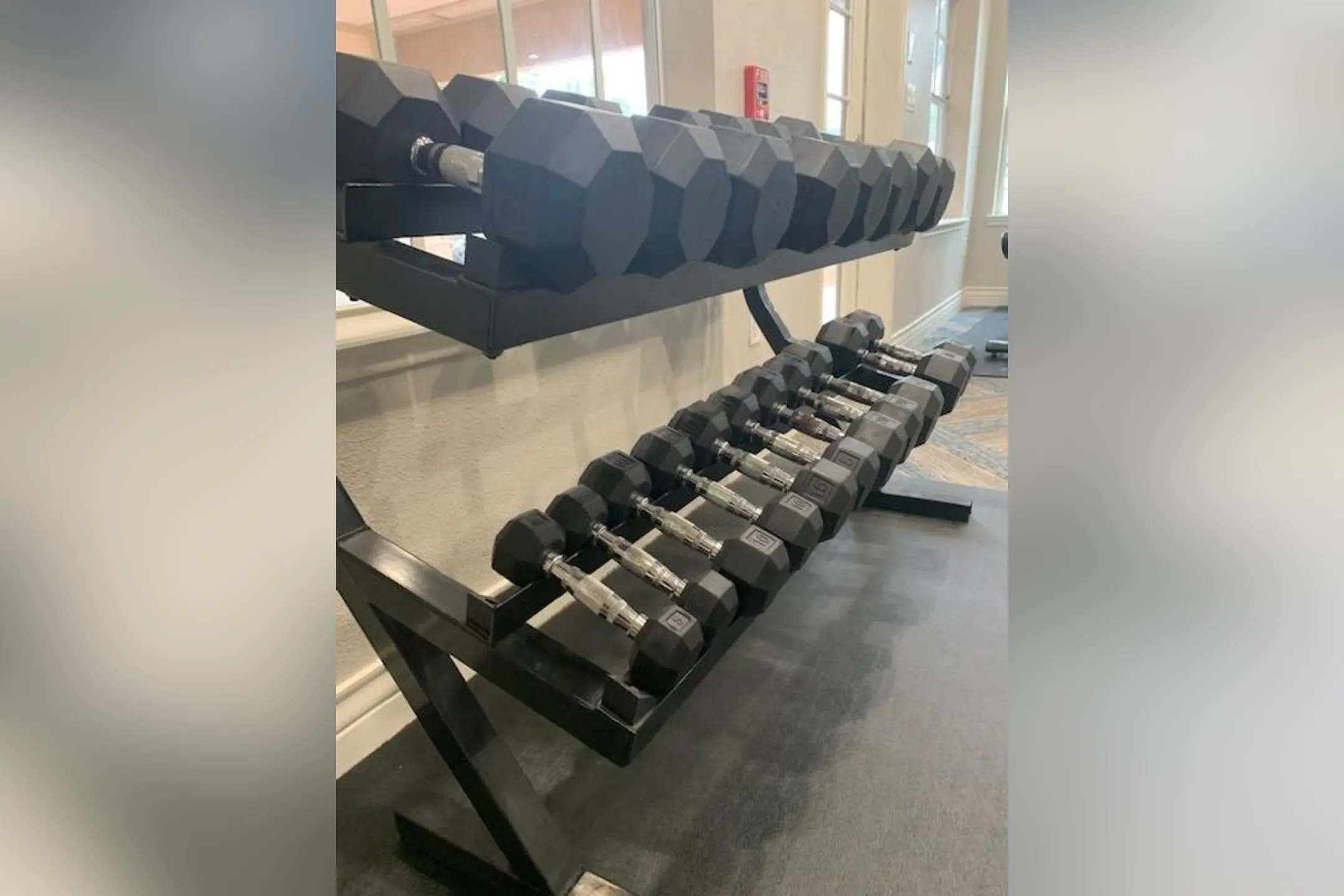 Fitness Weight Room - Compass Bay Apartments and Marina - Corpus Christi, TX