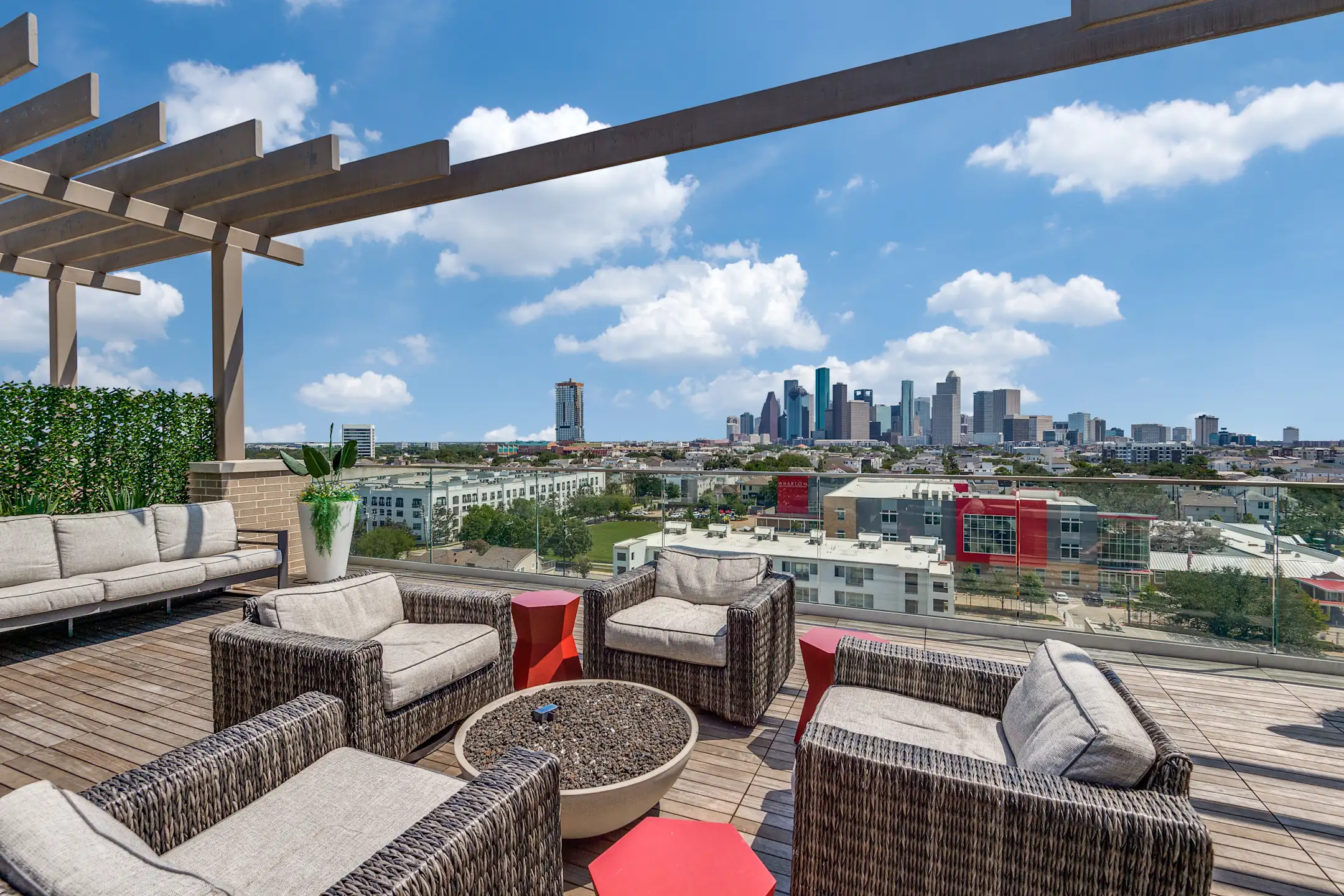 Patio / Deck - Montrose at Buffalo Bayou - Houston, TX