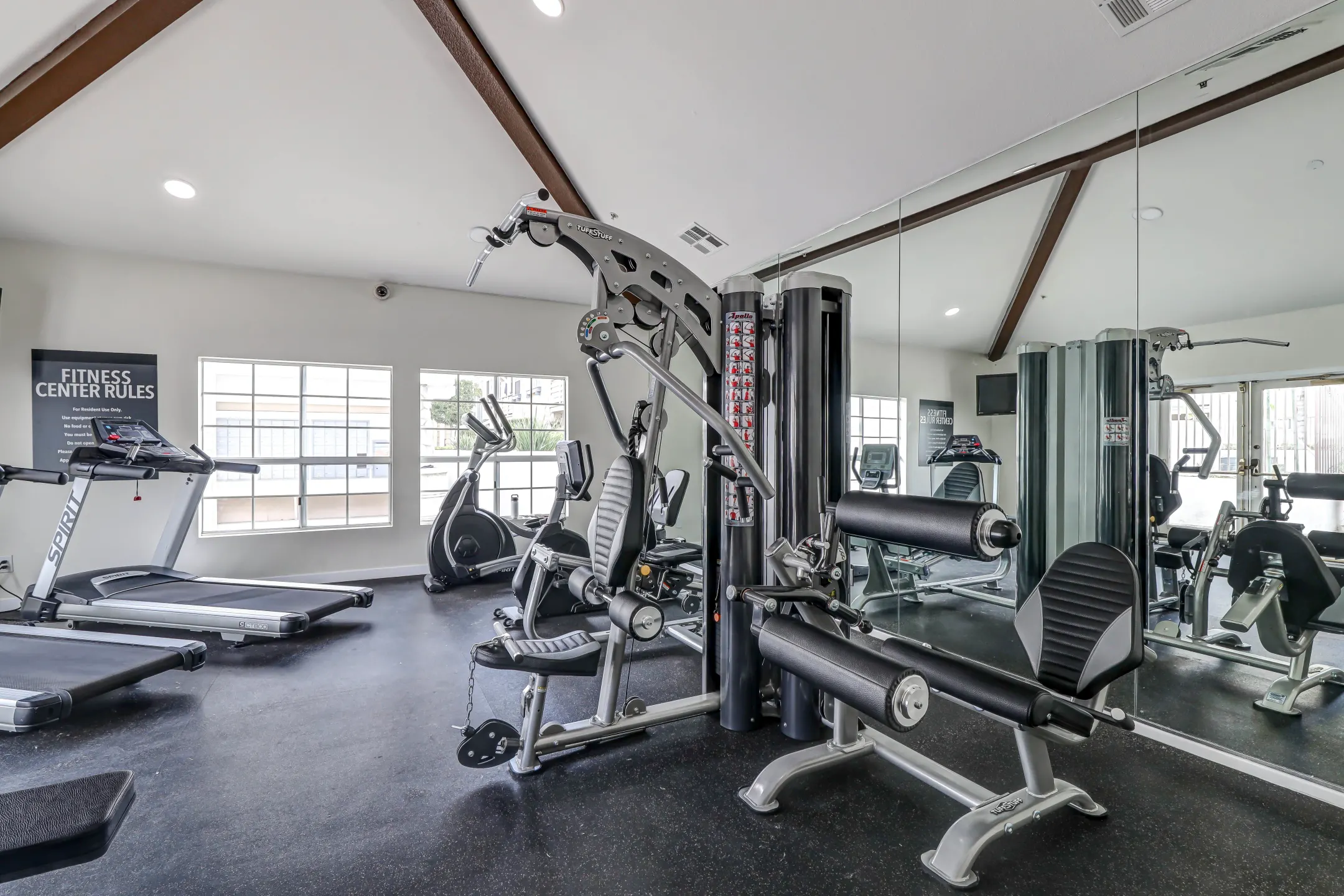 Fitness Weight Room - The Village Apartments at Heritage Place - Anaheim, CA
