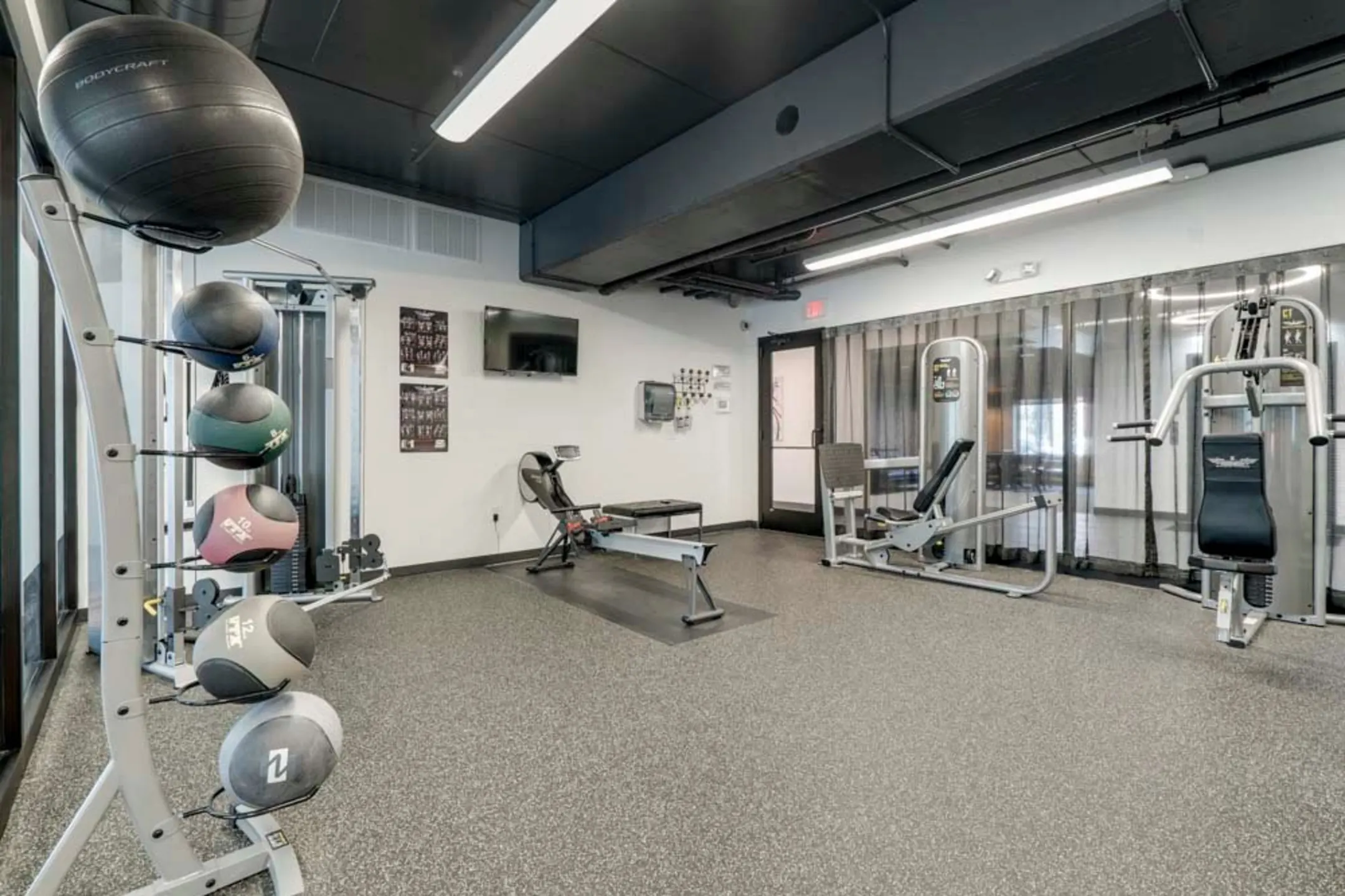 Fitness Weight Room - The Conrad - Omaha, NE