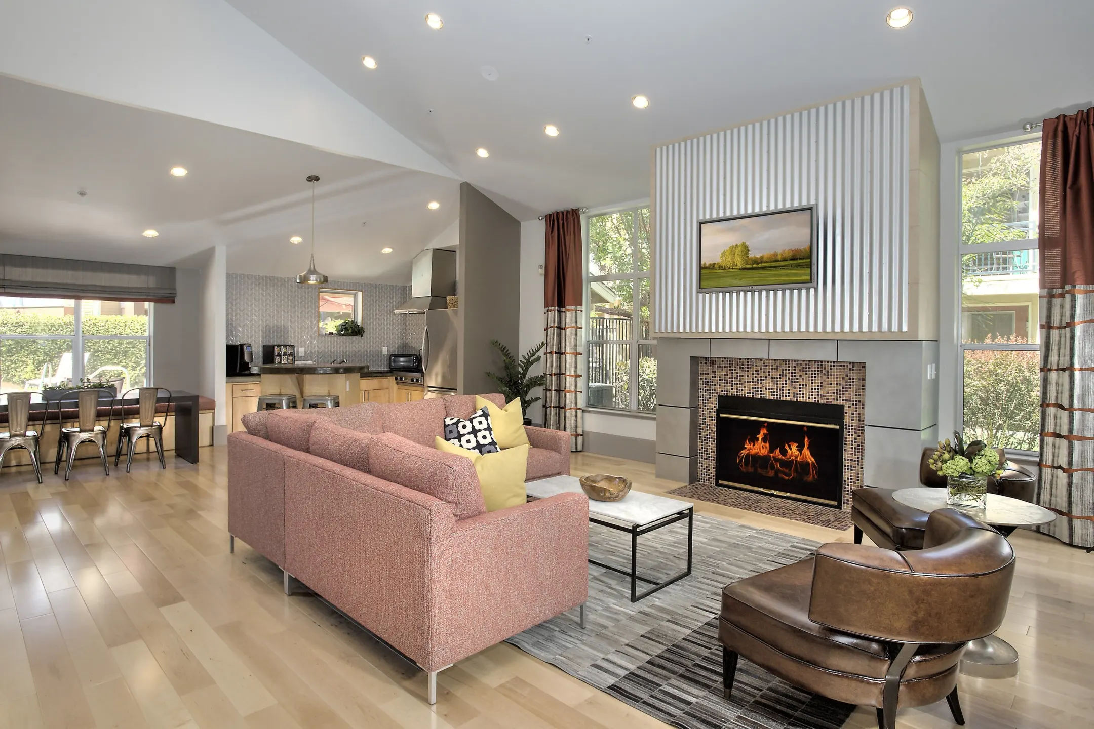 Living Room - Azure Apartment Homes - Petaluma, CA