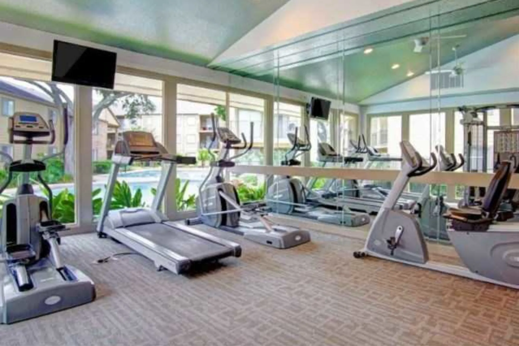 Fitness Weight Room - Woodtrail - Houston, TX
