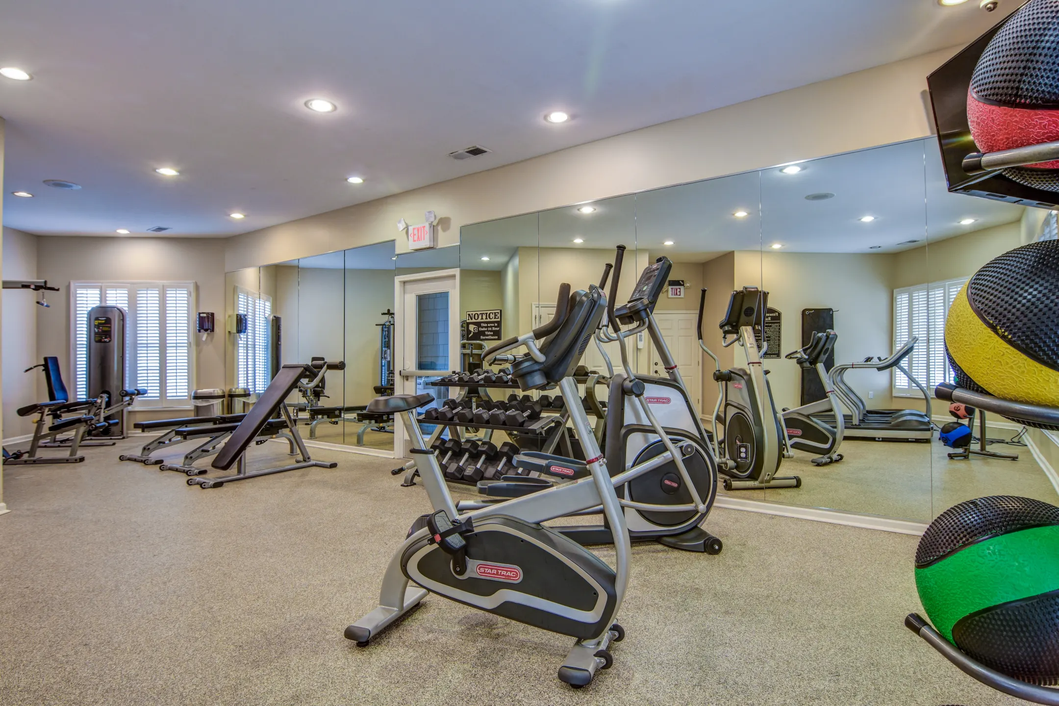 Fitness Weight Room - Manchester Place Apartments - Lithia Springs, GA