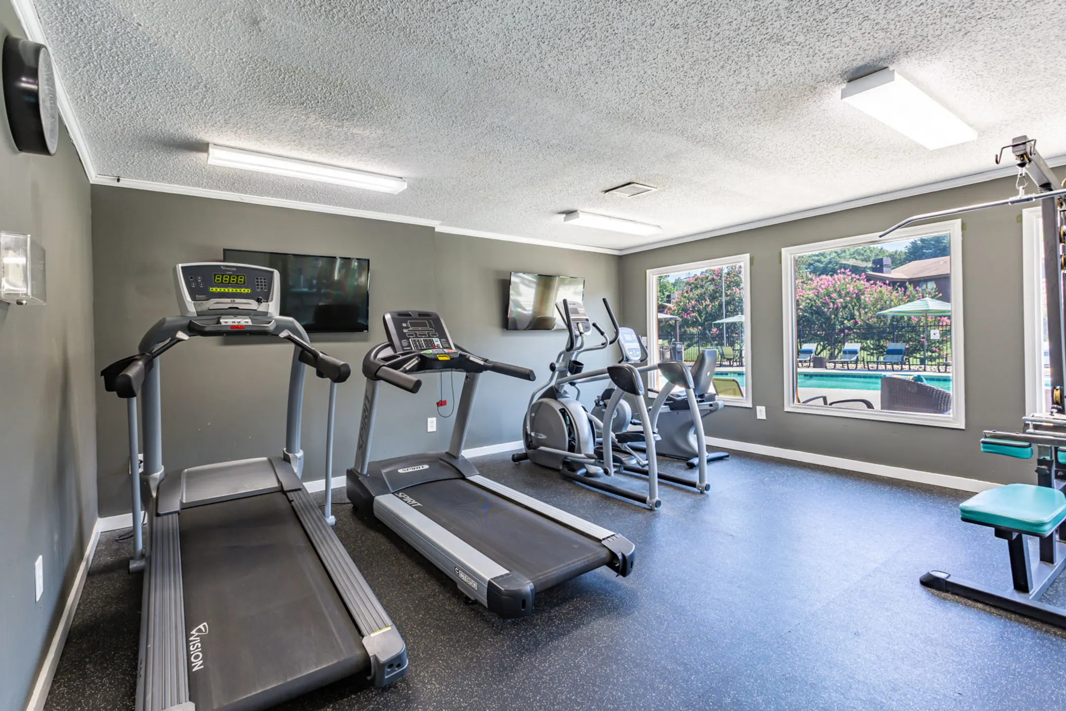 Fitness Weight Room - Riverwind Apartment Homes - Spartanburg, SC