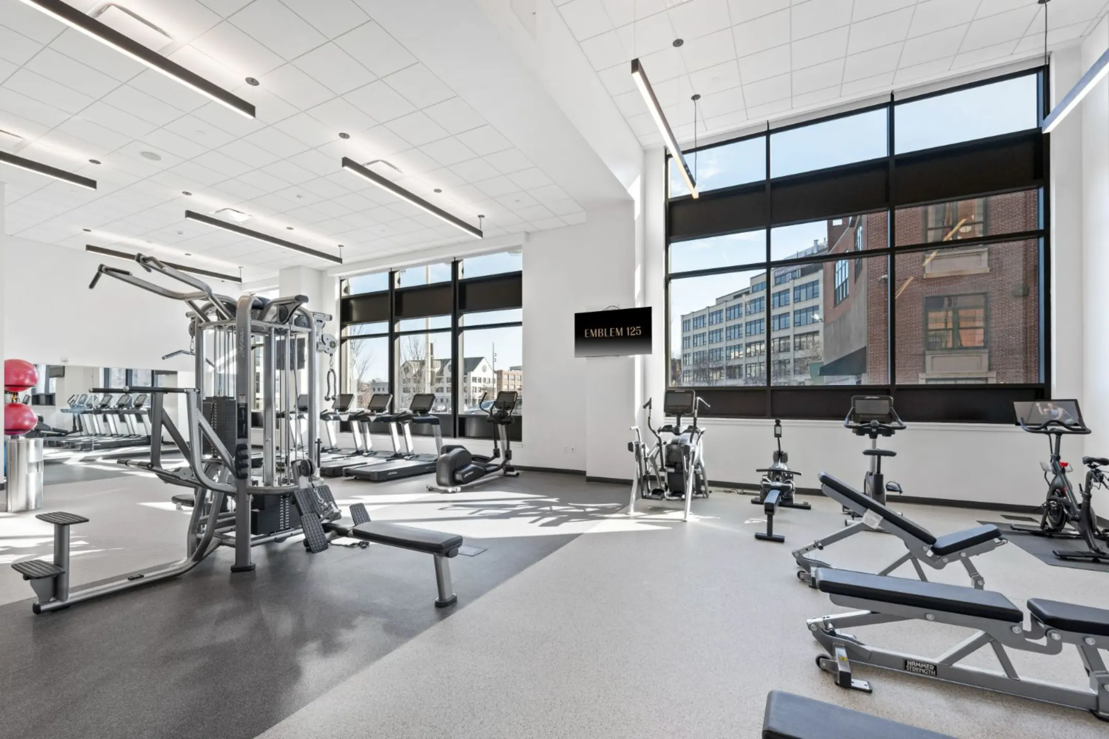 Fitness Weight Room - Emblem 125 - Providence, RI