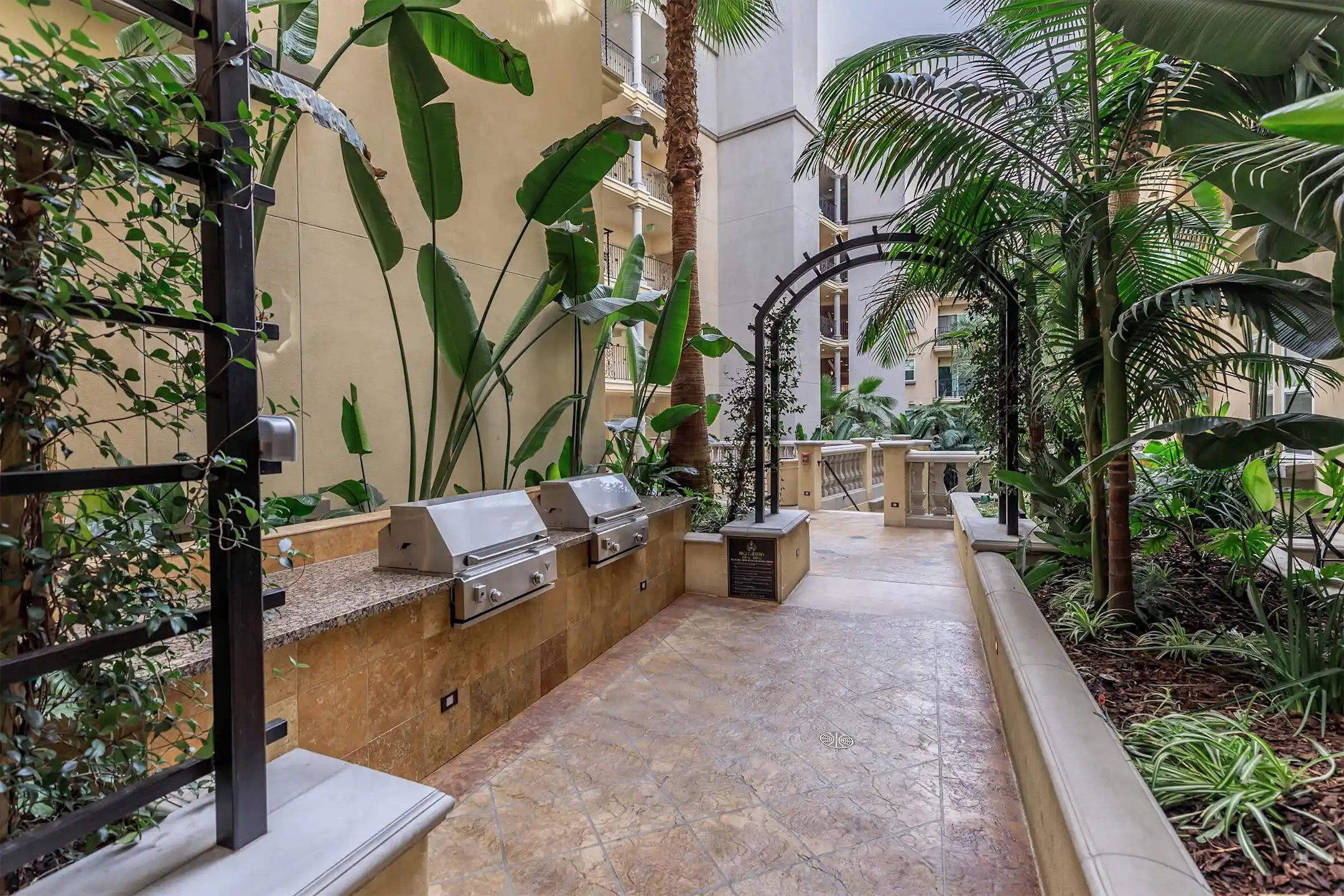 Patio / Deck - Broadway Palace Apartments - Los Angeles, CA