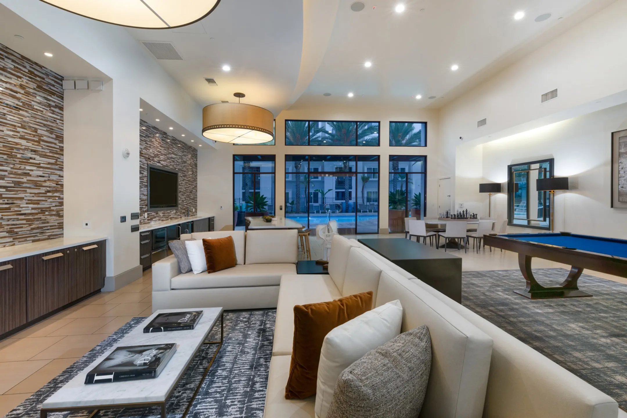 Living Room - The Residences at Bella Terra - Huntington Beach, CA