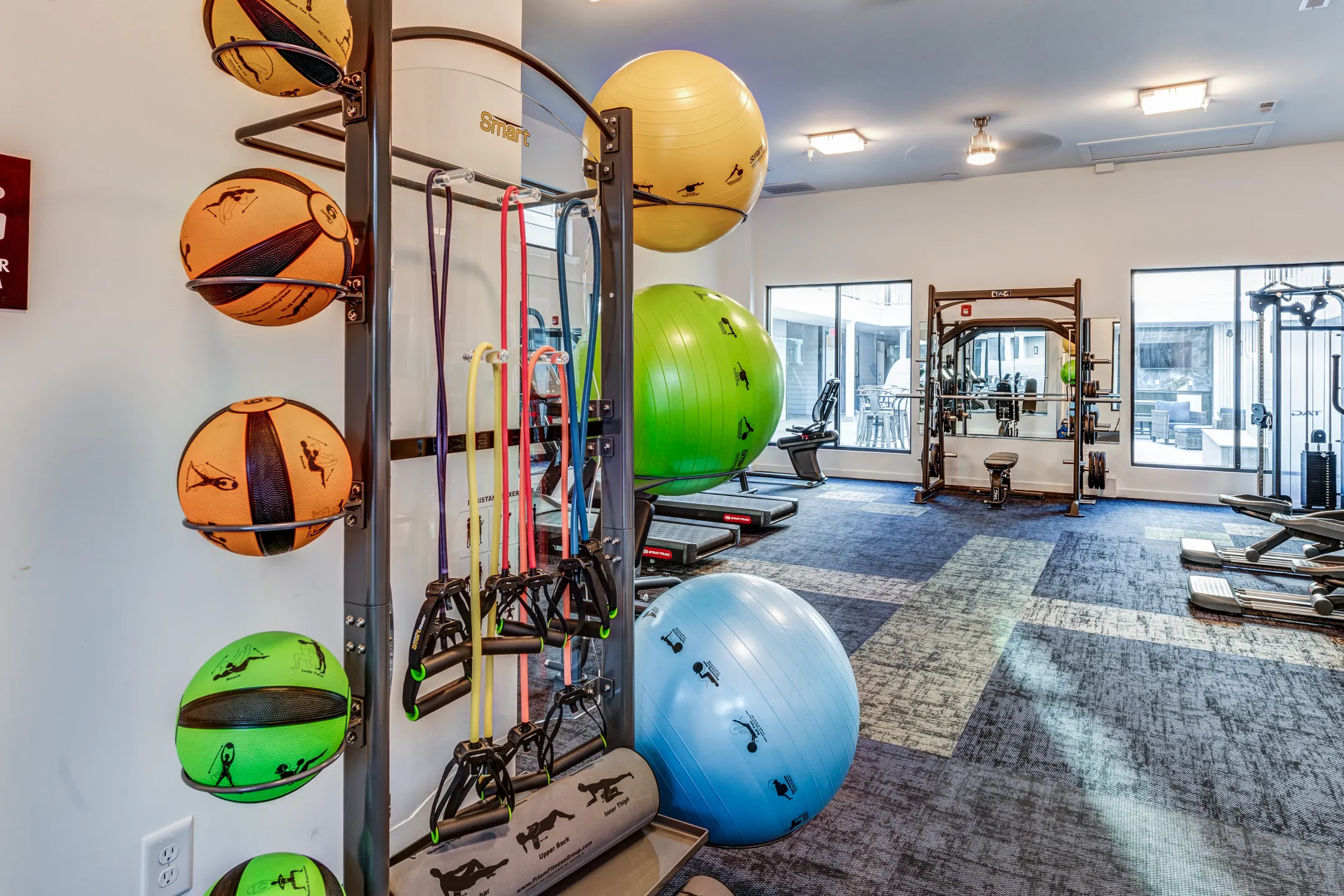 Fitness Weight Room - The Flats at Canal Crossing - Richmond, VA