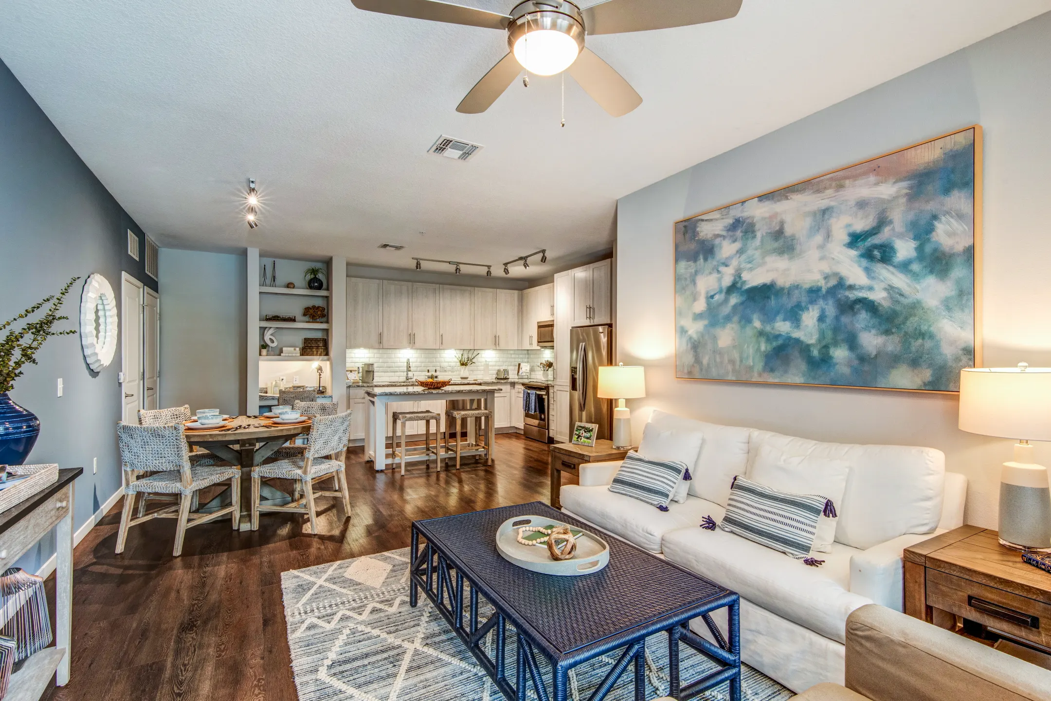 Living Room - Trelago Apartments - Maitland, FL