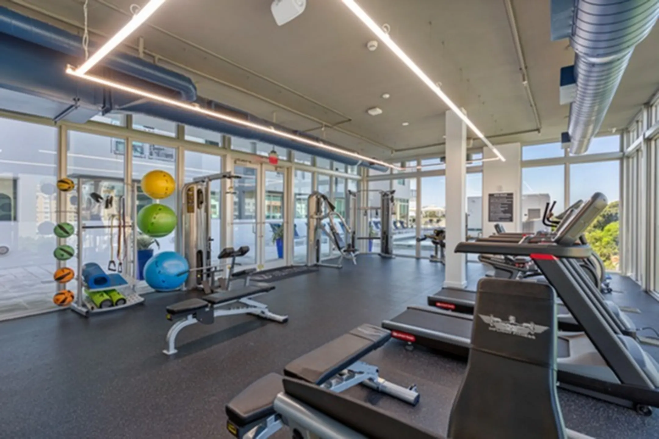 Fitness Weight Room - The Mile at Coral Gables - Miami, FL