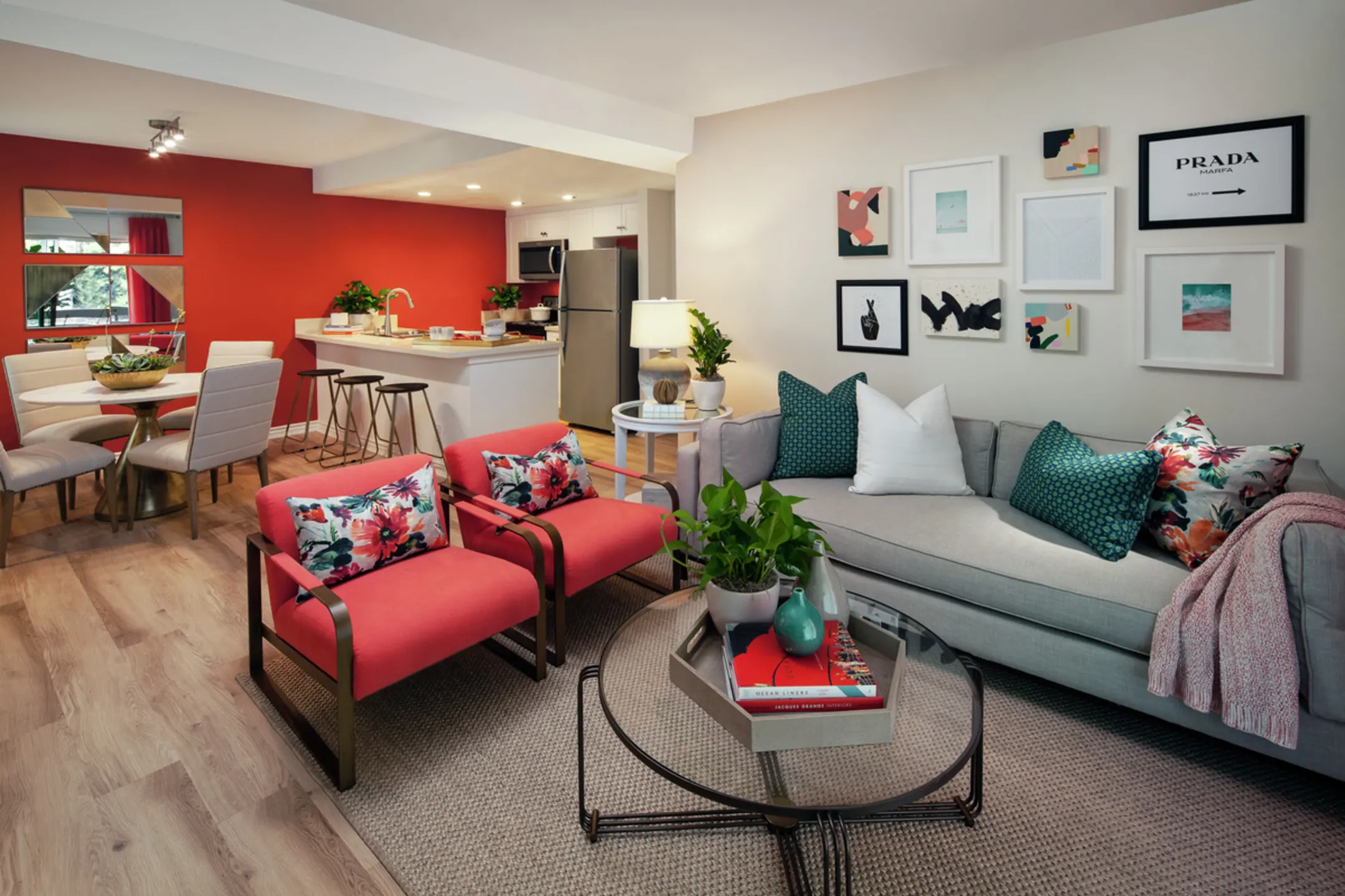 Living Room - Seascape Apartment Homes - Carlsbad, CA