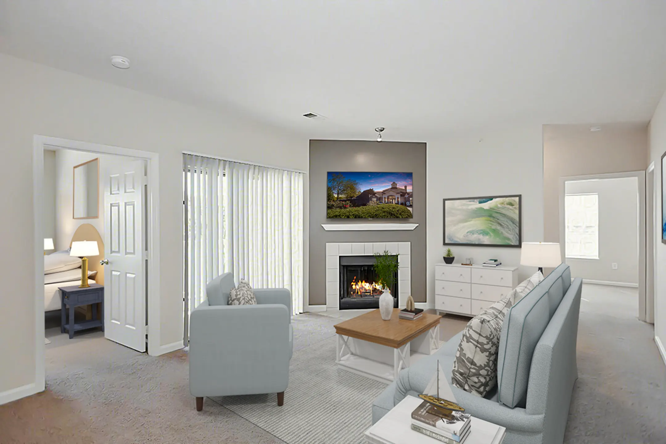 Living Room - Bridle Creek Apartments - Lexington, KY