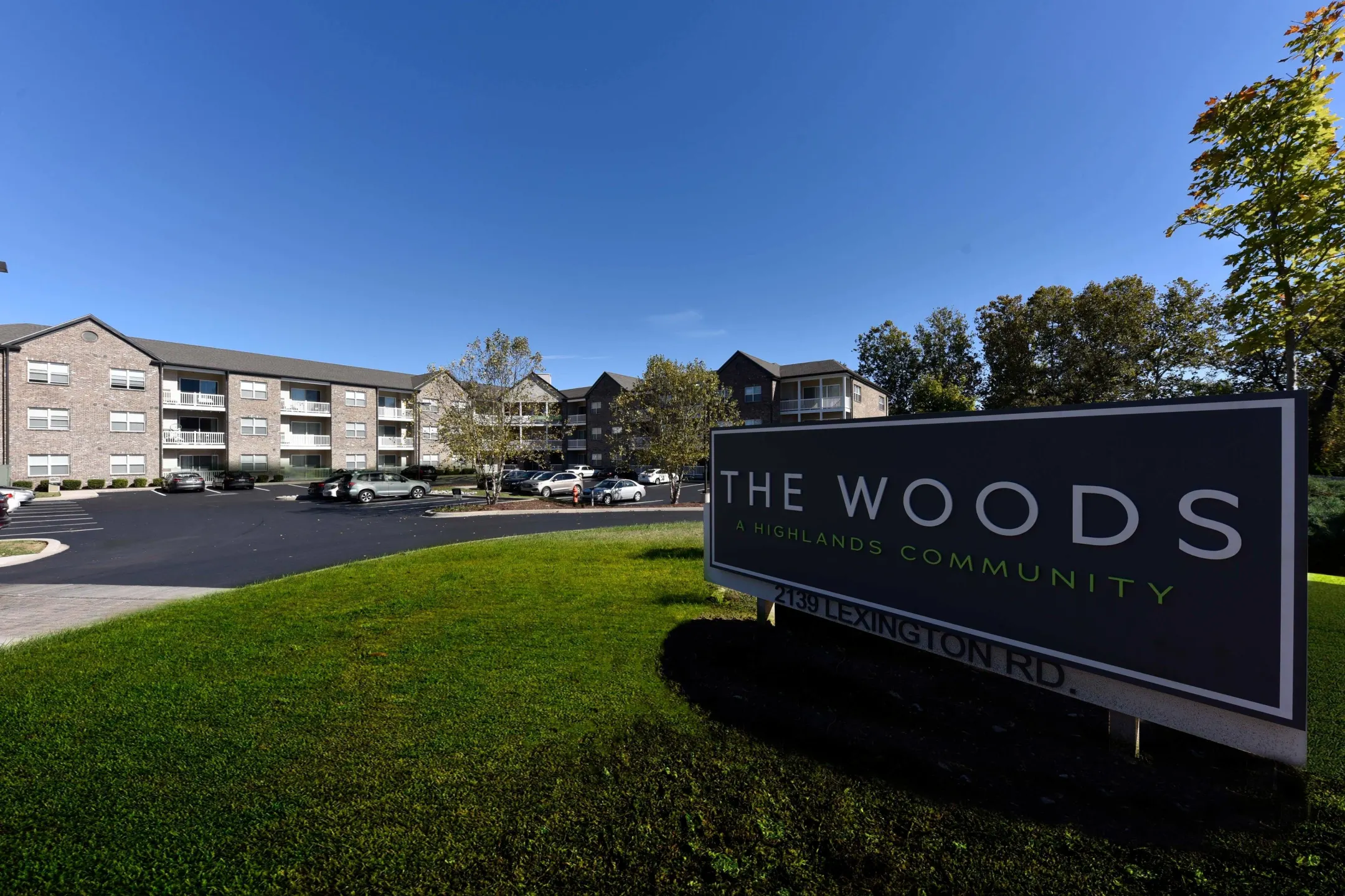 Community Signage - The Woods Apartments - Louisville, KY