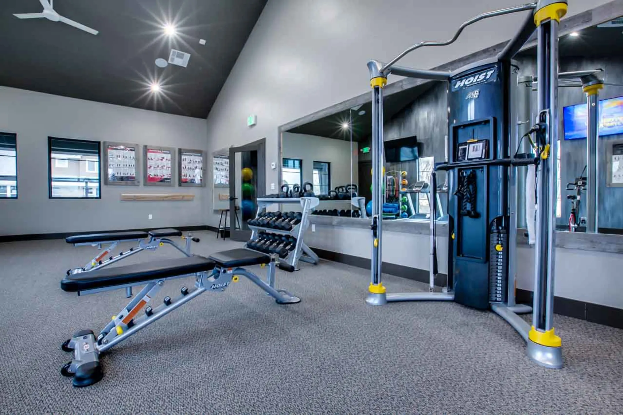 Fitness Weight Room - Stonesthrow Residences - Meridian, ID