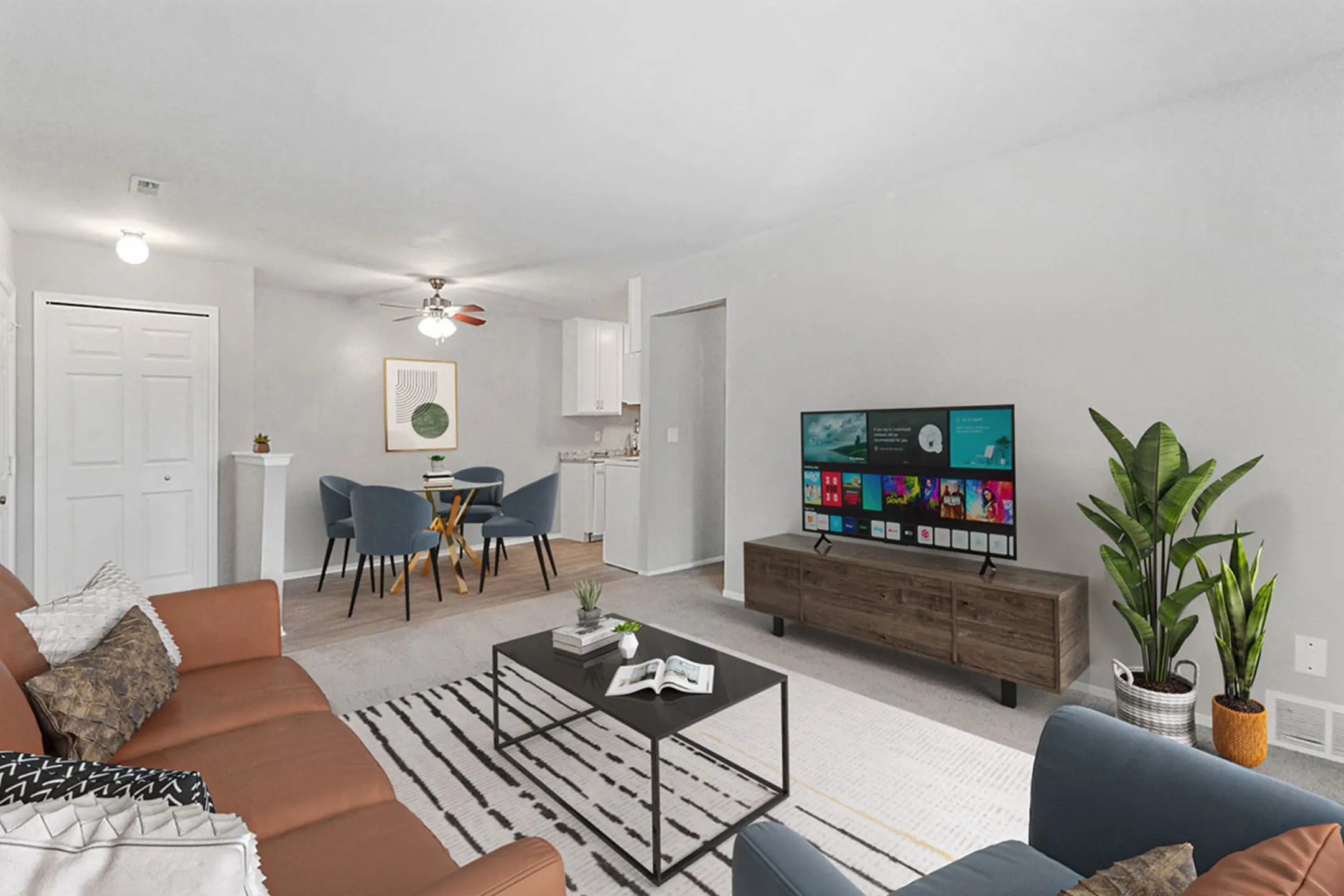 Living Room - Timberidge Apartments - Farmington Hills, MI
