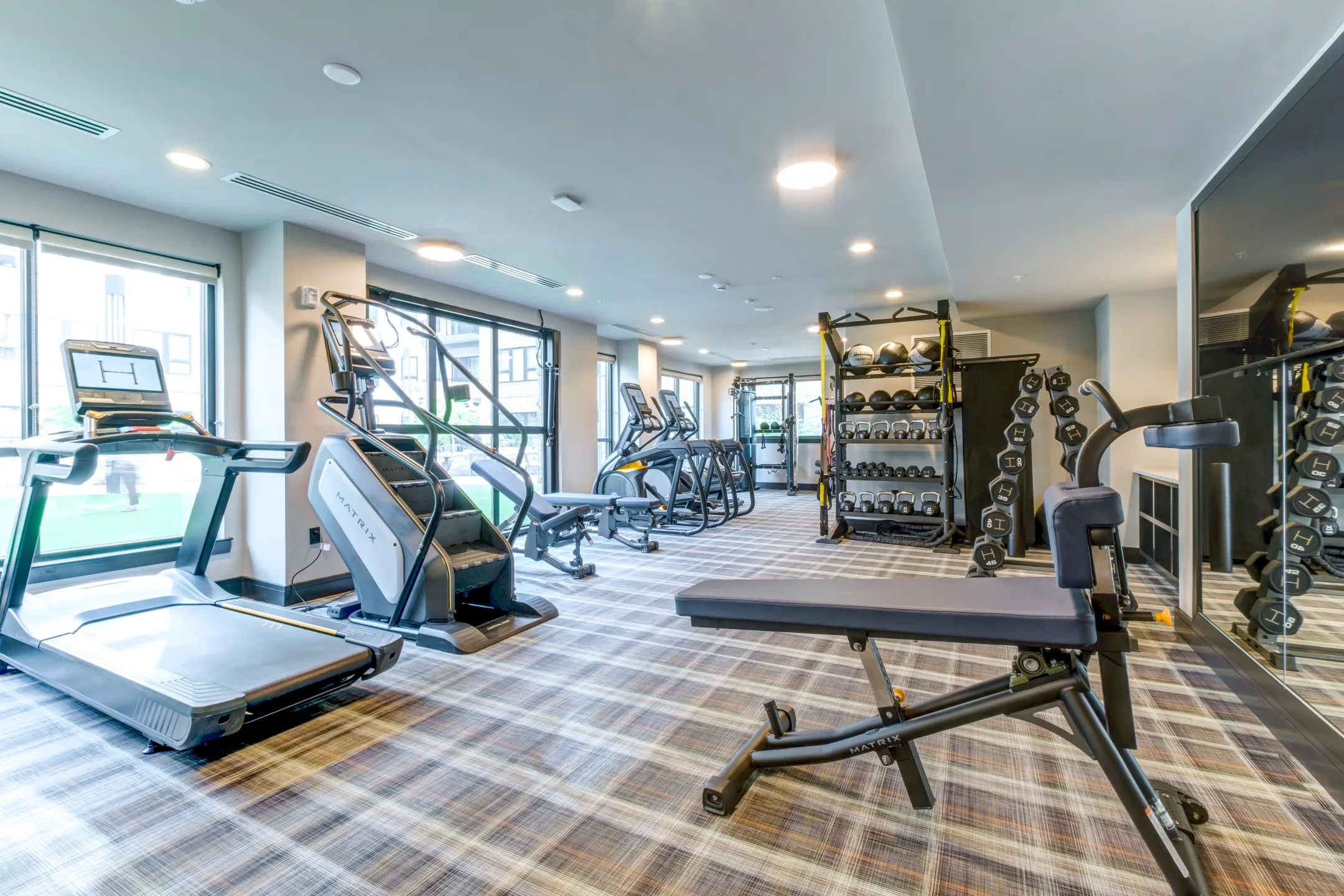 Fitness Weight Room - The Harrison - Newtown Square, PA