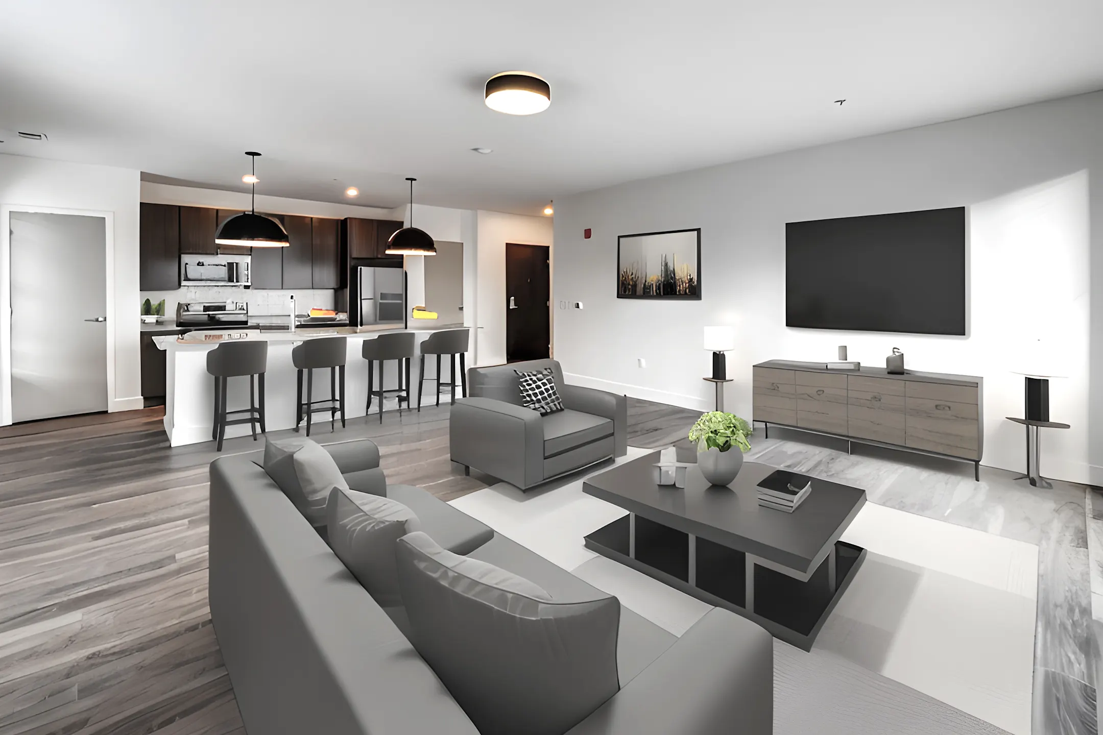 Living Room - Ardmore Apartments - Indianapolis, IN