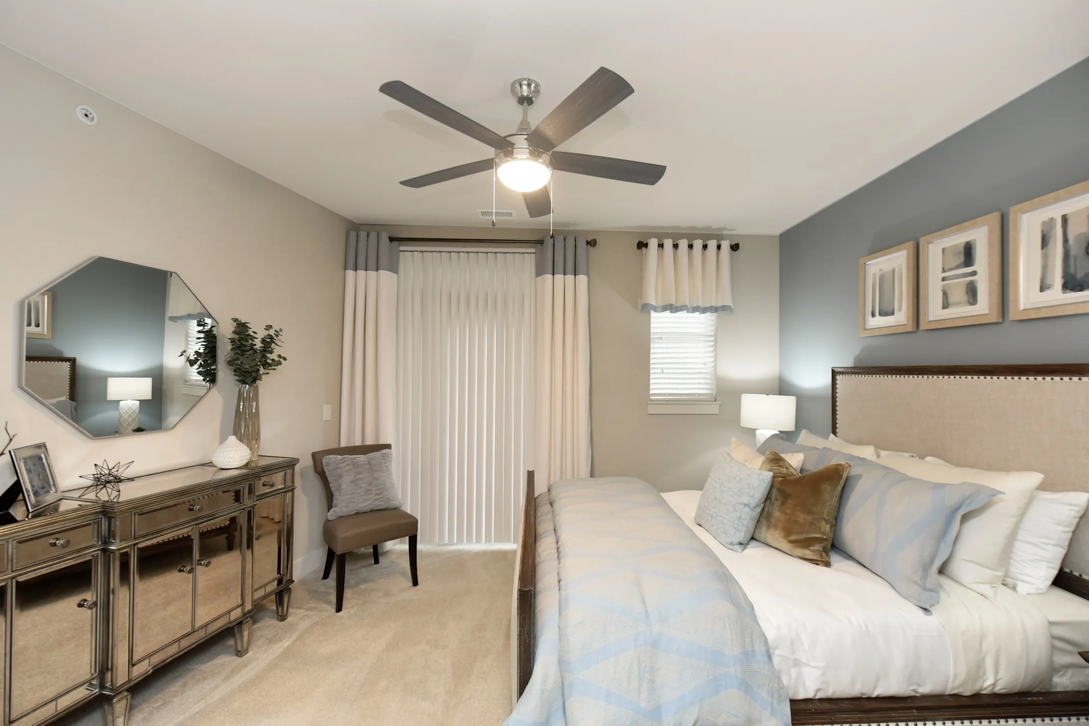 Bedroom - Solana Apartments At The Crossing - Indianapolis, IN