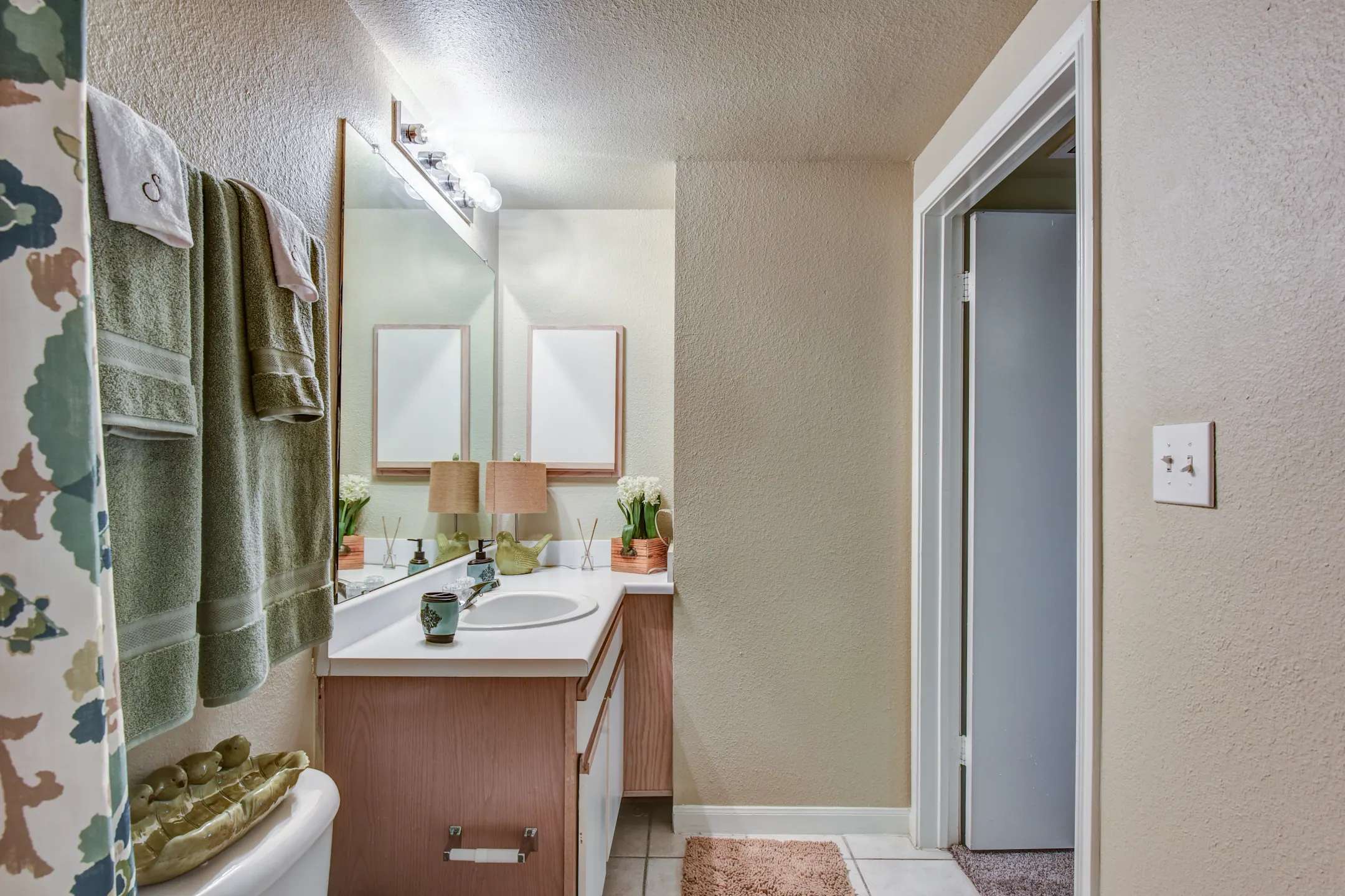 Bathroom - Saddle Brook Apartments - Waco, TX