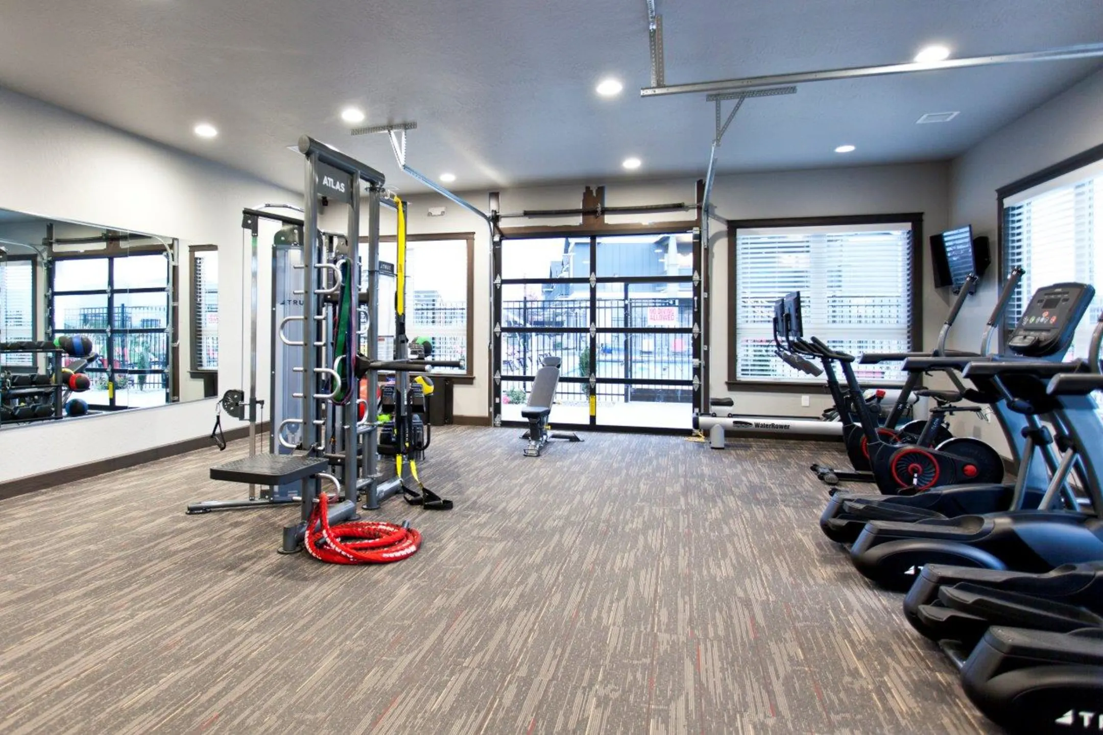 Fitness Weight Room - Prairie Pointe Apartments and Townhomes - Coeur D Alene, ID