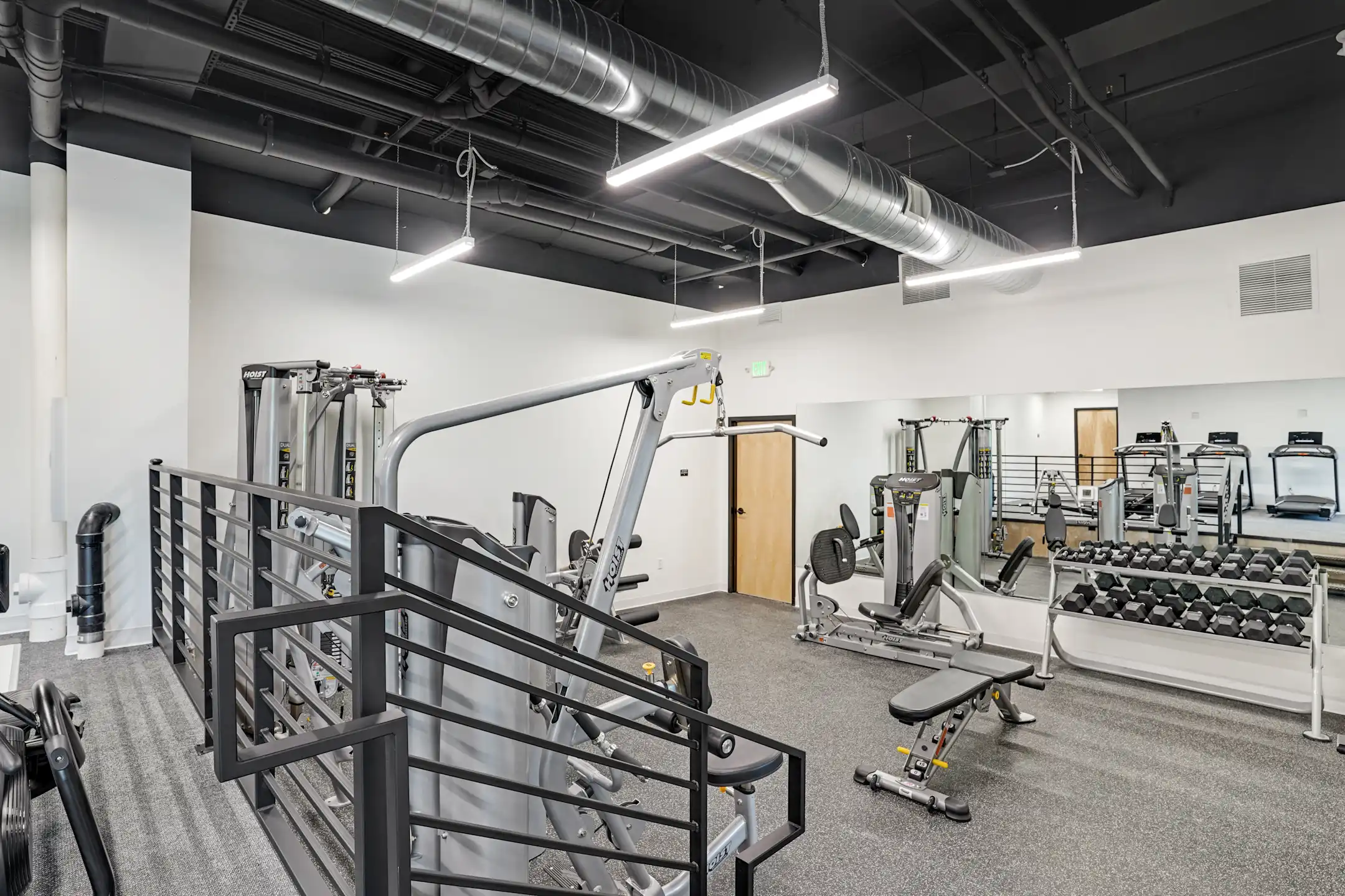 Fitness Weight Room - Clearfield Junction Apartments - Clearfield, UT