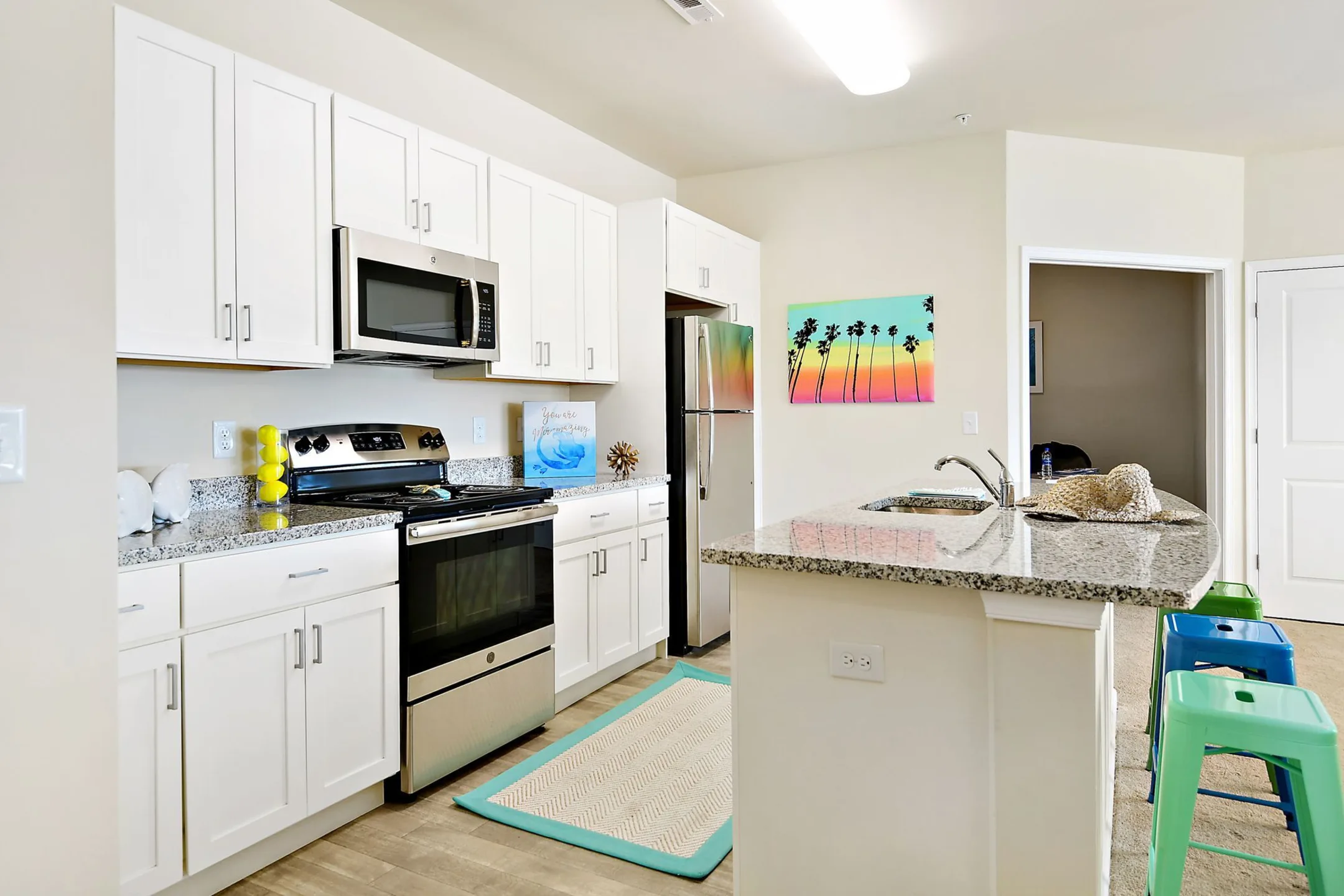 Kitchen - Oceans East Luxury Apartment Homes - Berlin, MD