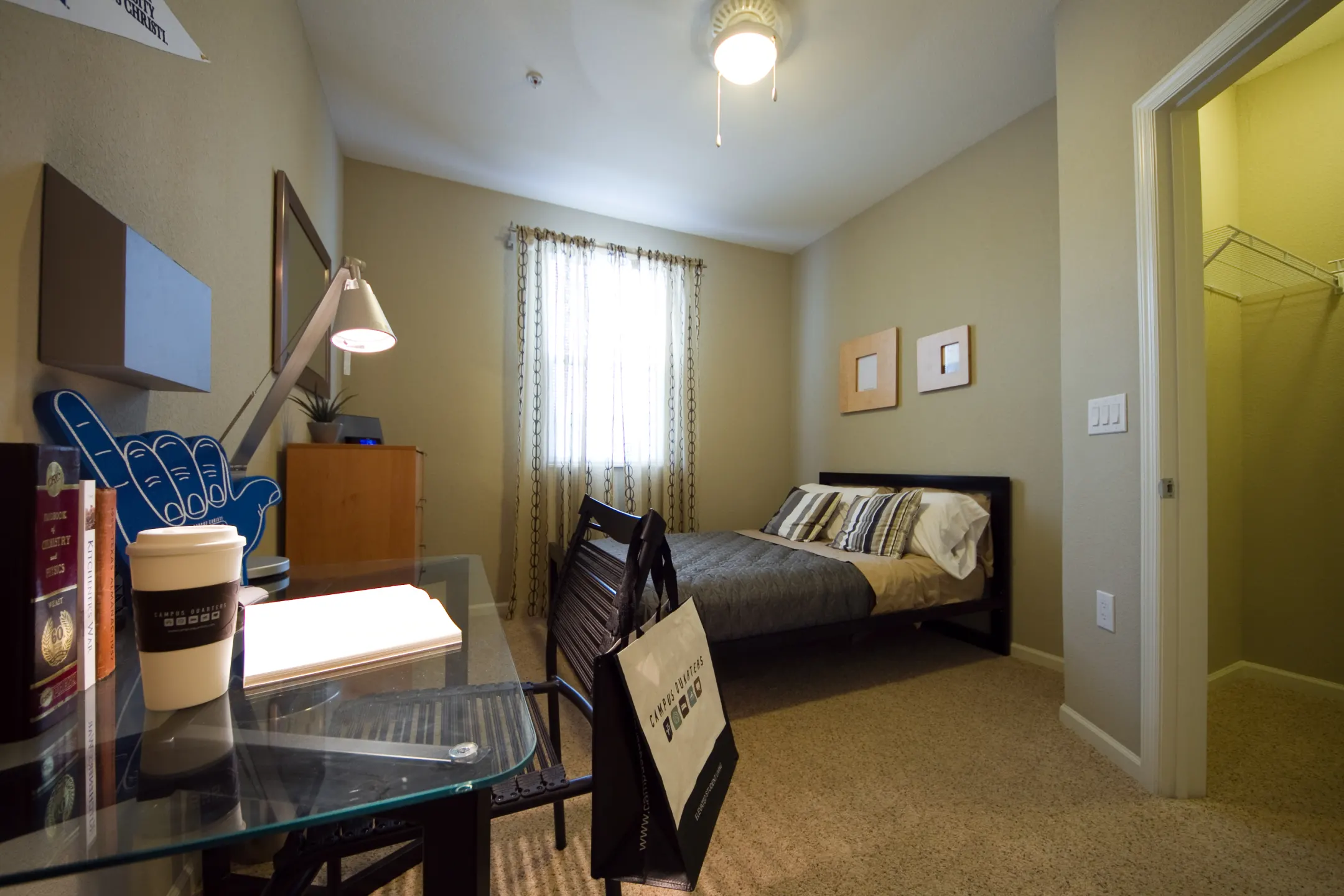 Living Room - Campus Quarters - Per Bed Lease - Corpus Christi, TX