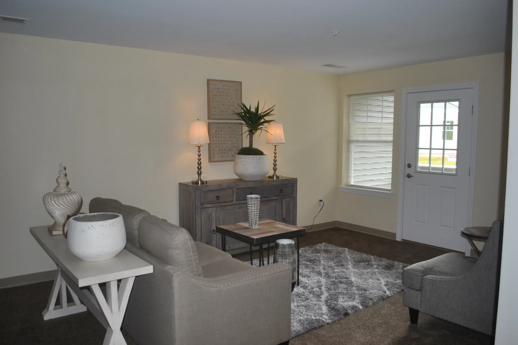 Living Room - Village At Clark Brook Apartments - Rochester, NH