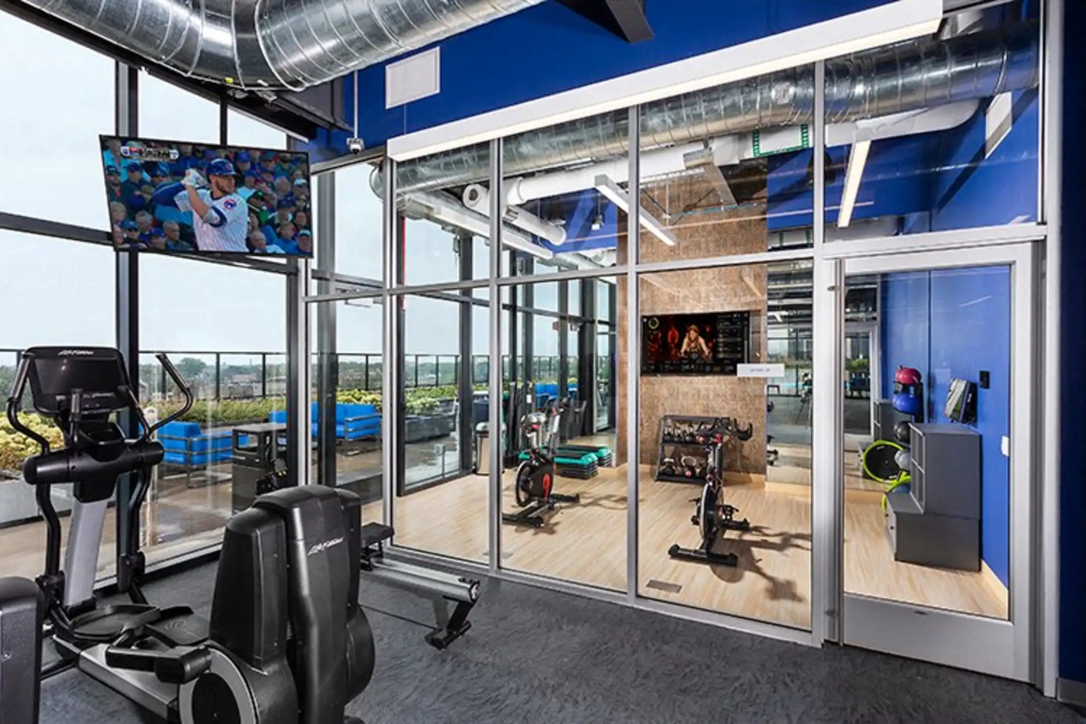 Fitness Weight Room - The Residences at Addison and Clark - Chicago, IL