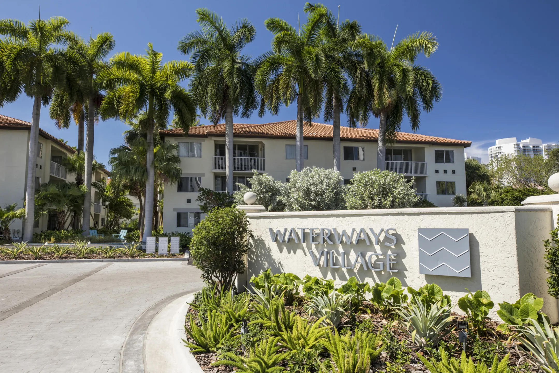 Community Signage - Waterways Village Apartments - Miami, FL