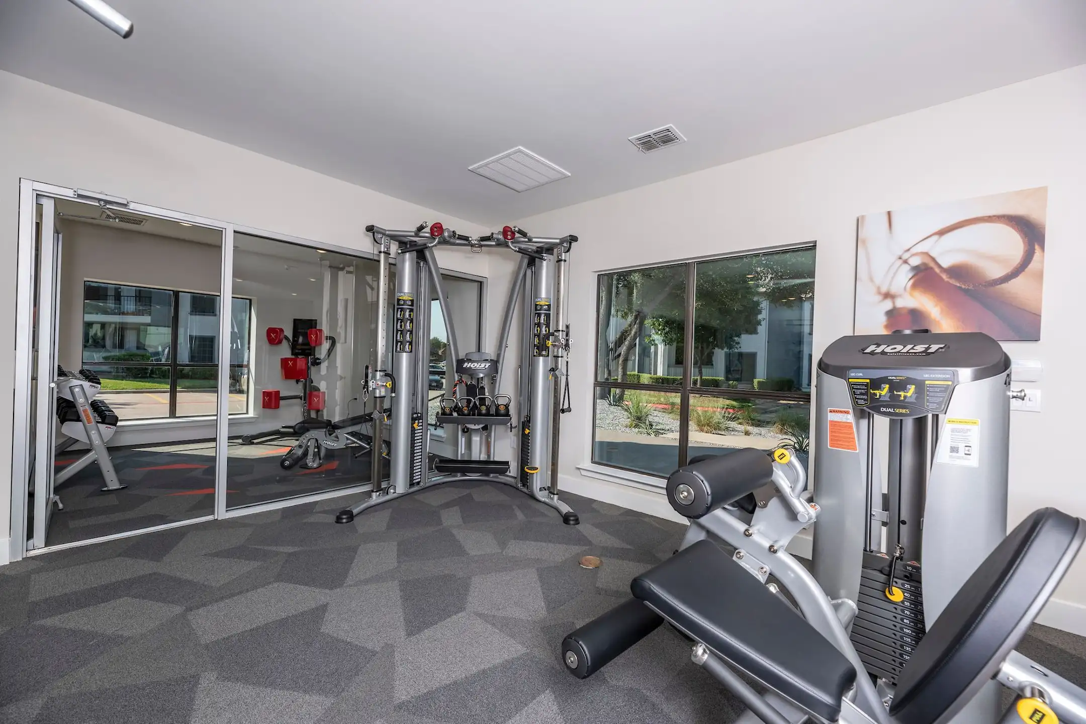 Fitness Weight Room - The Gardens of Valley Ranch - Irving, TX