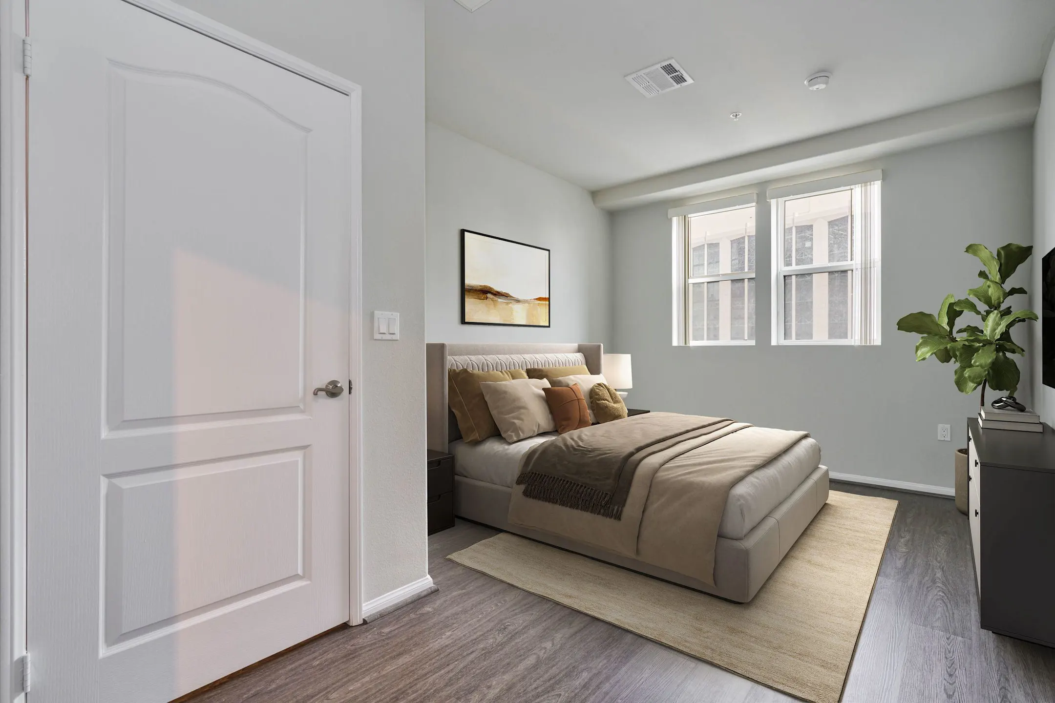 Bedroom - Broadway Palace Apartments - Los Angeles, CA