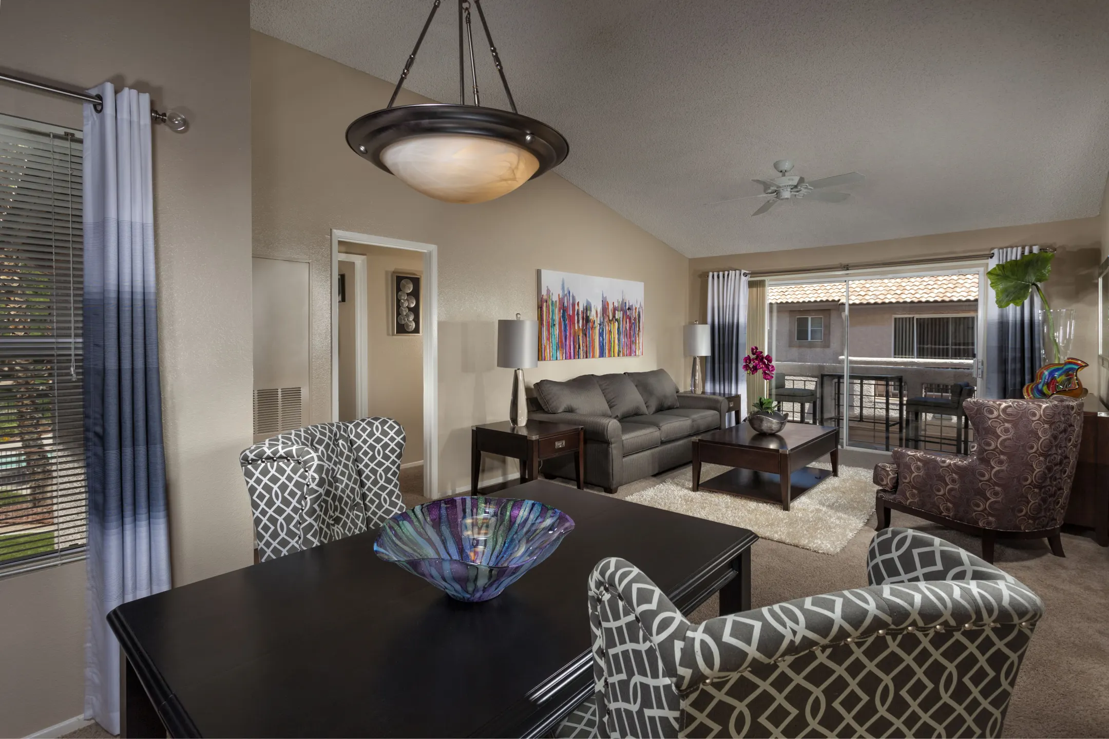 Living Room - Sahara West Town Homes & Apartments - Las Vegas, NV